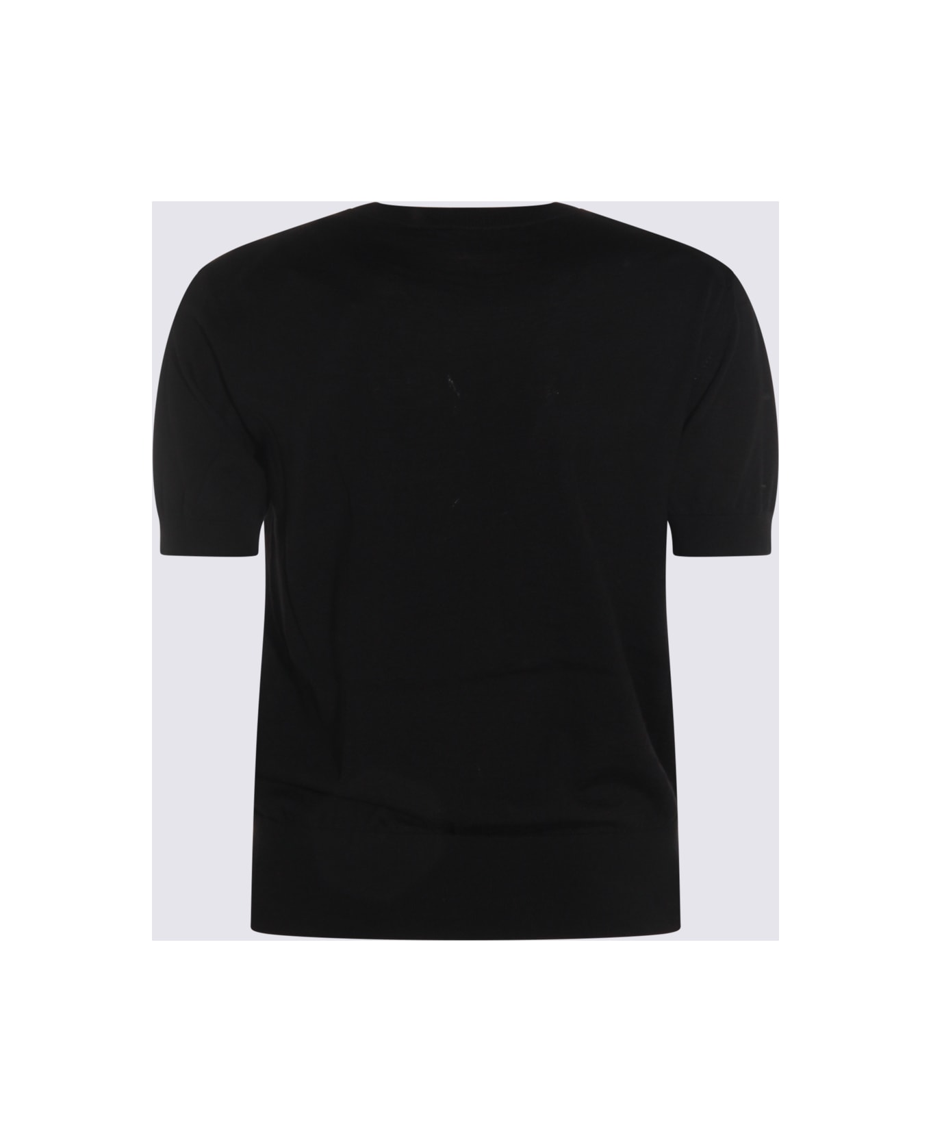 Saint Laurent Black Wool Knitwear - Black