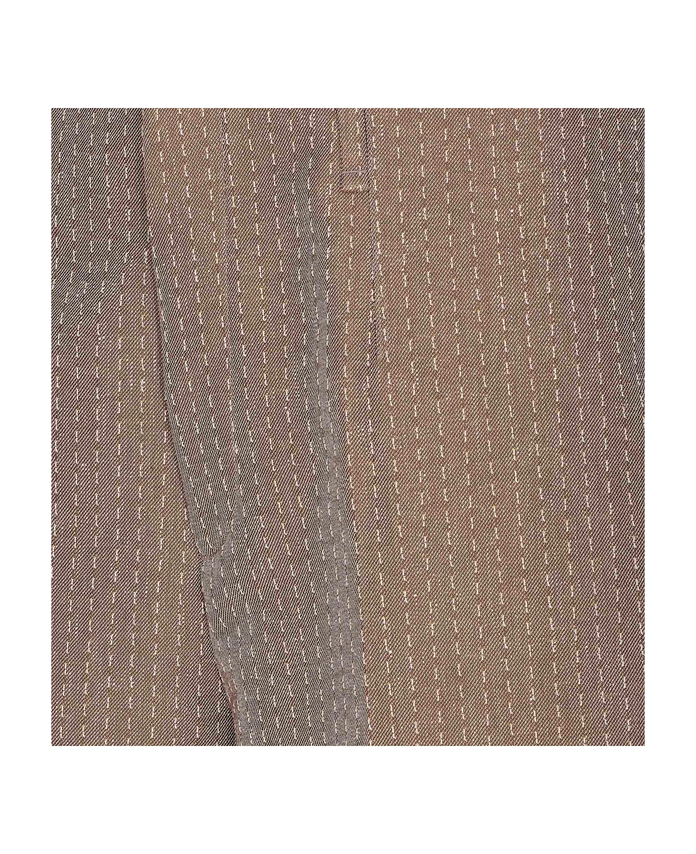 Fendi Pinstriped Shorts - Grey