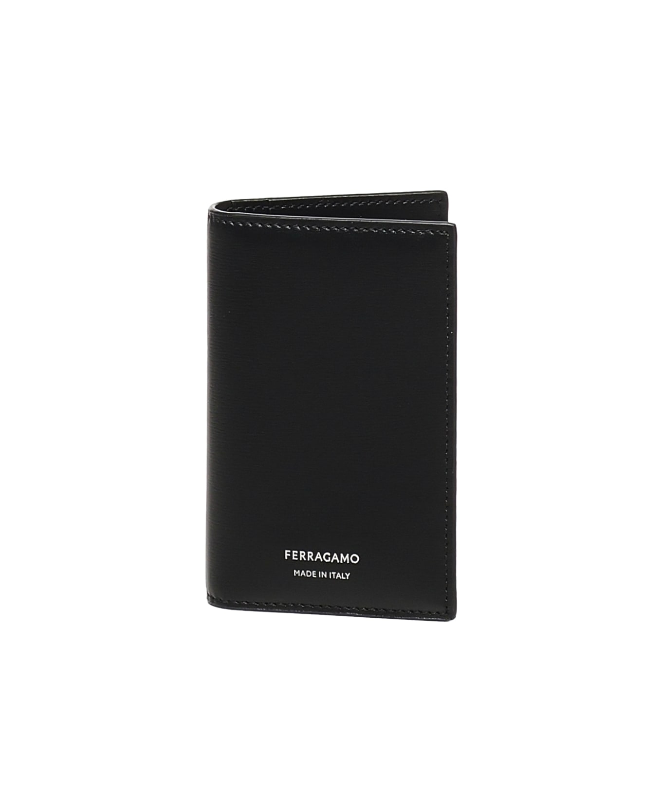 Ferragamo Gancini Organizer Wallet - Black