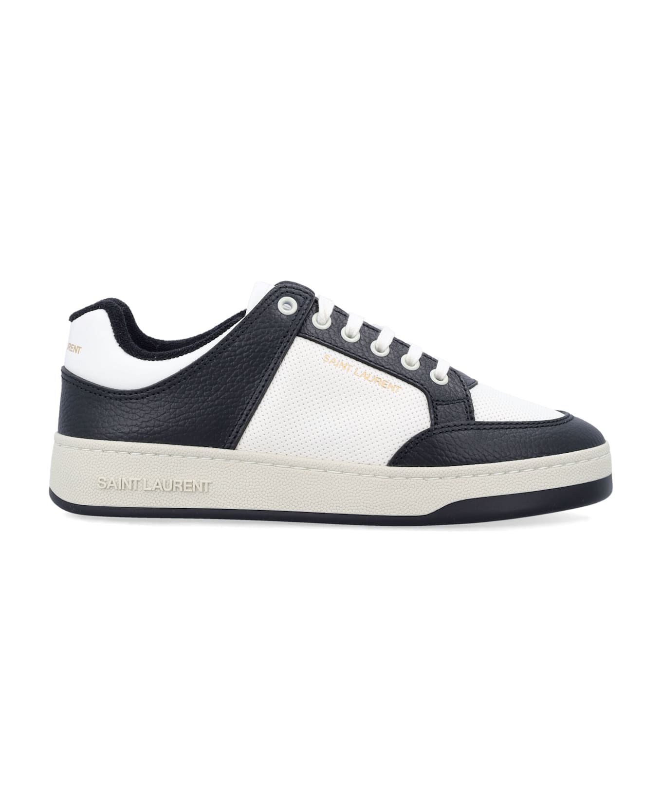 Saint Laurent Sl/61 Woman
s Sneakers - COFFEE WHITE/NERO/CO