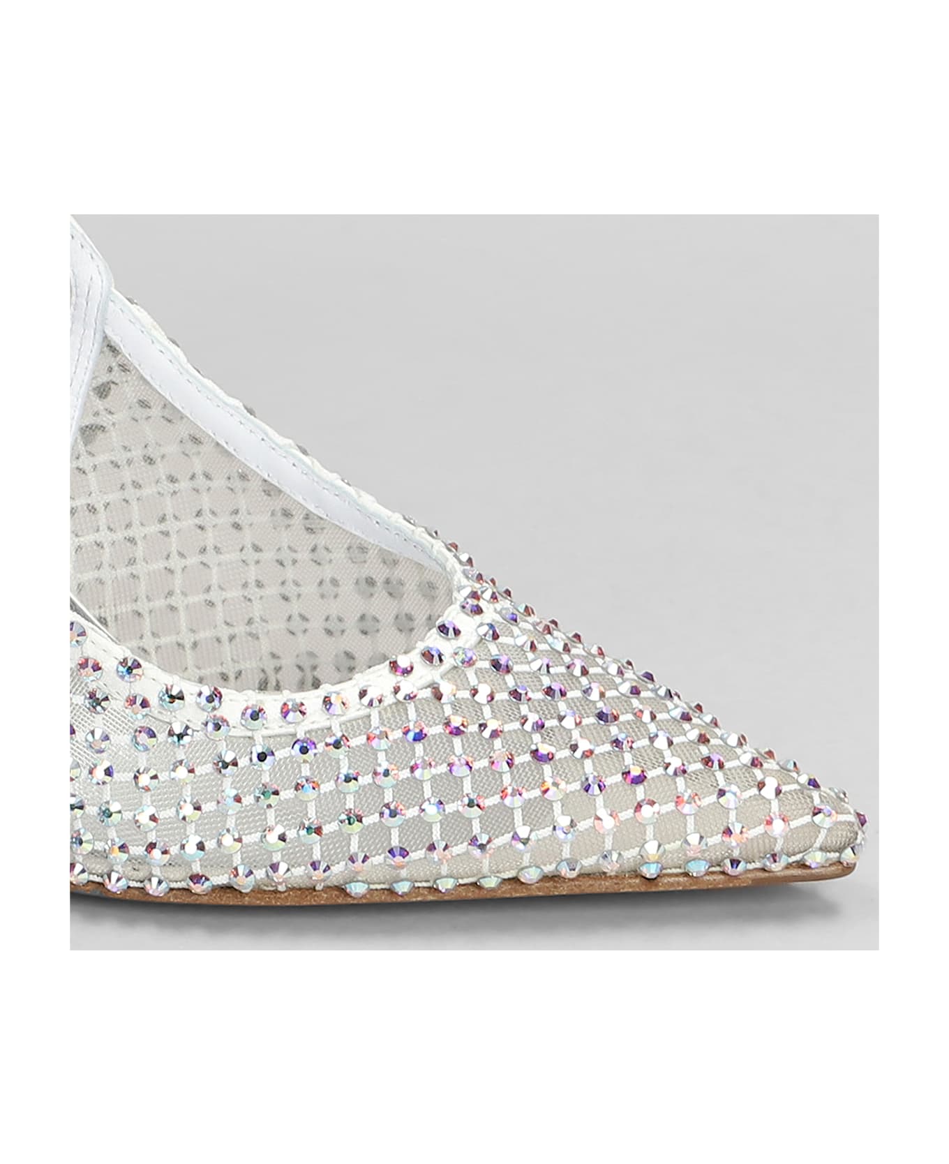 Le Silla Gilda Pumps In White Satin - white