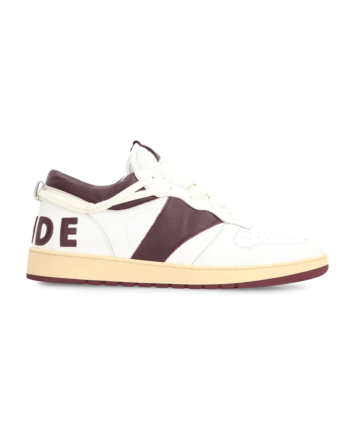 Rhude Rhecess Leather Low-top Sneakers - White