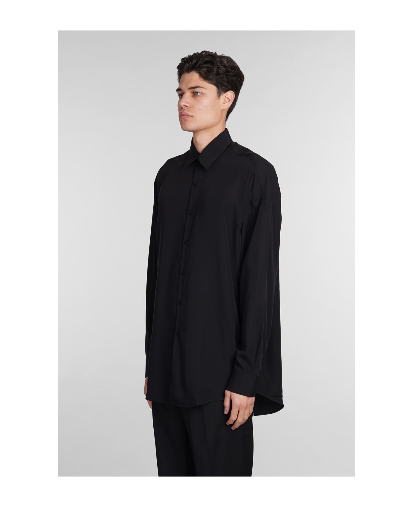 costumein Valentino Shirt In Black Cly - black