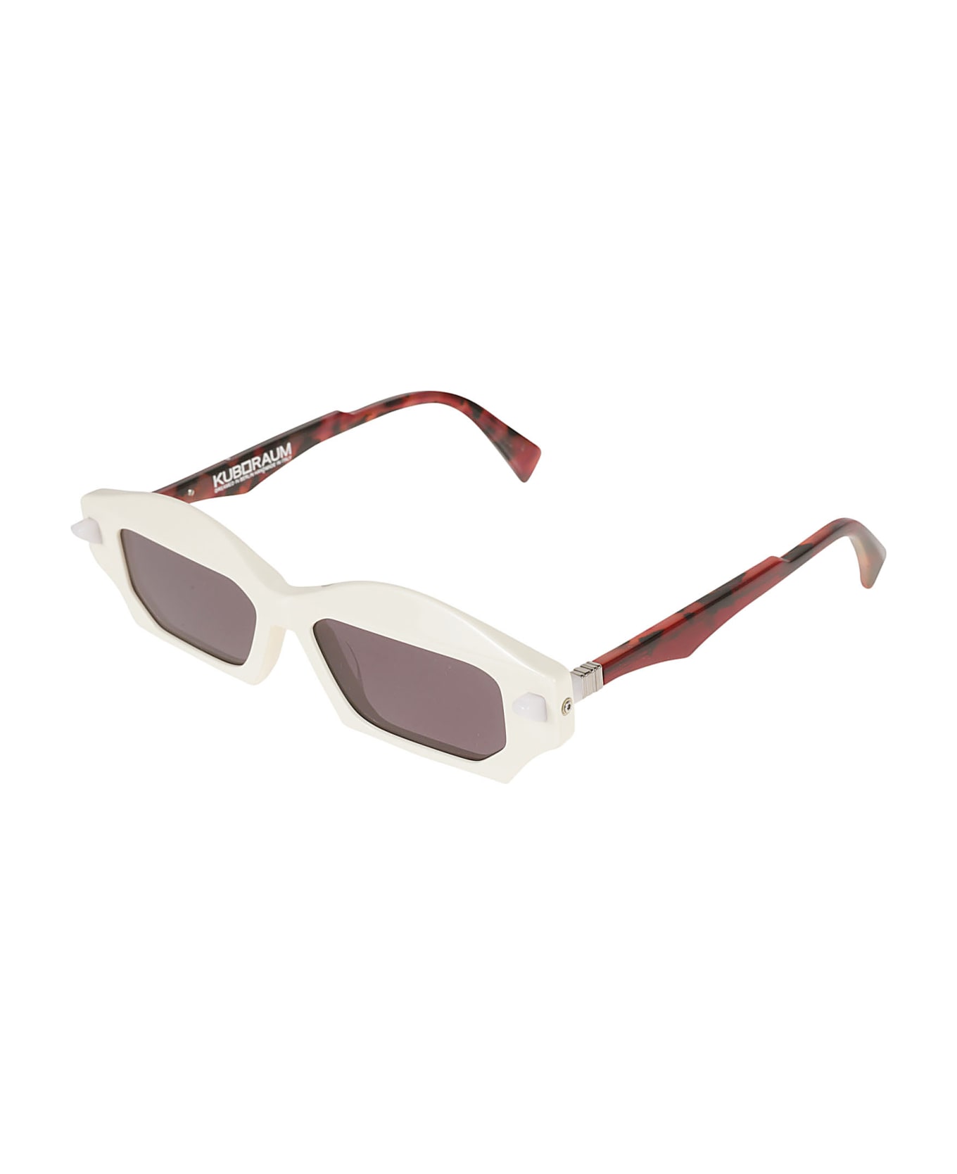 Kuboraum Square Thick Sunglasses - Grey/Black 