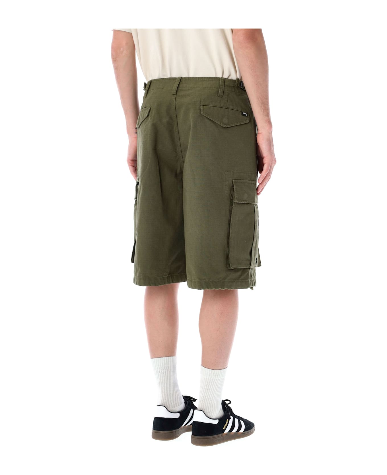 Stussy Cargo Shorts Ripstop - OLIVE GREEN