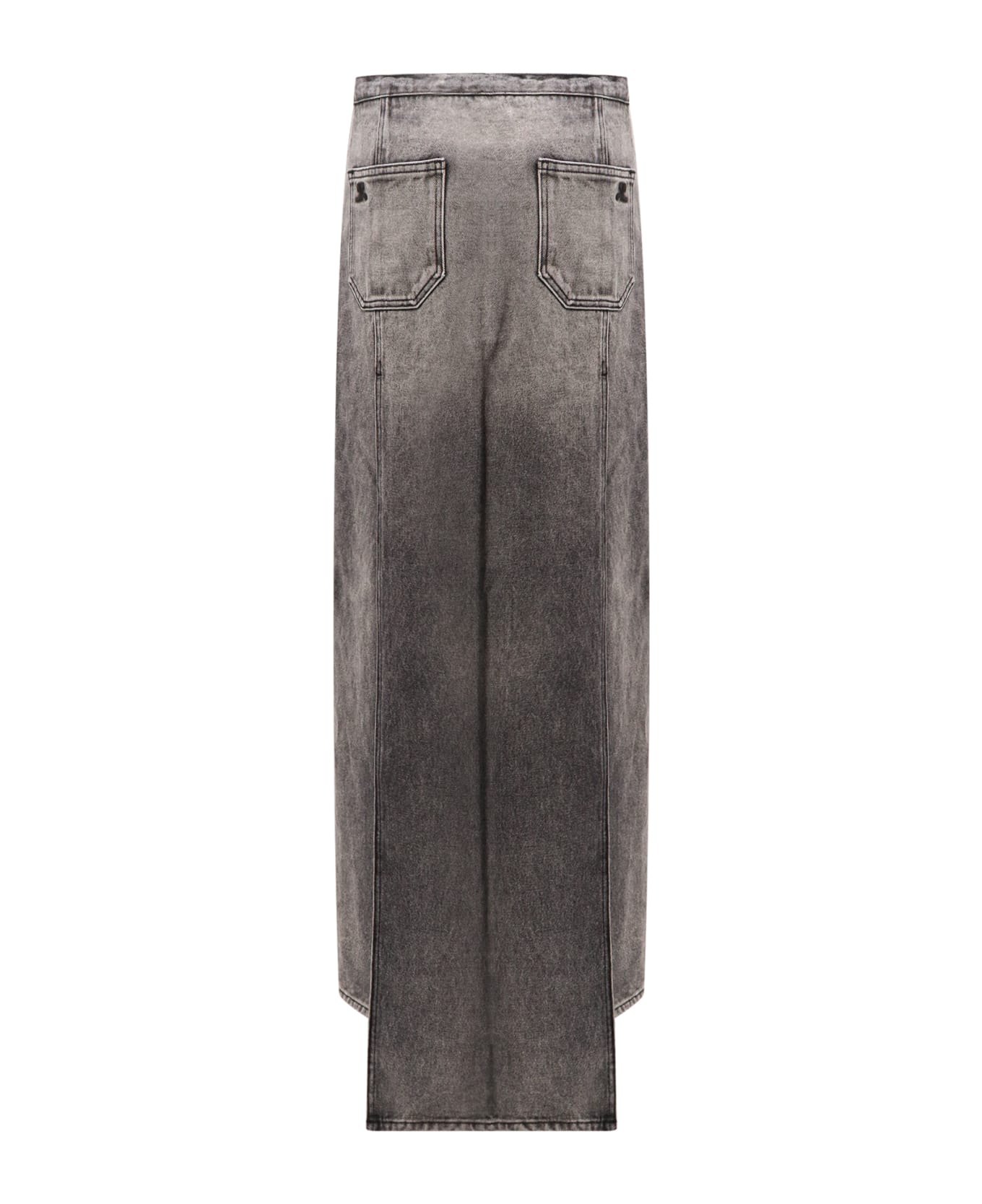 Courrèges Denim Skirt - Grey