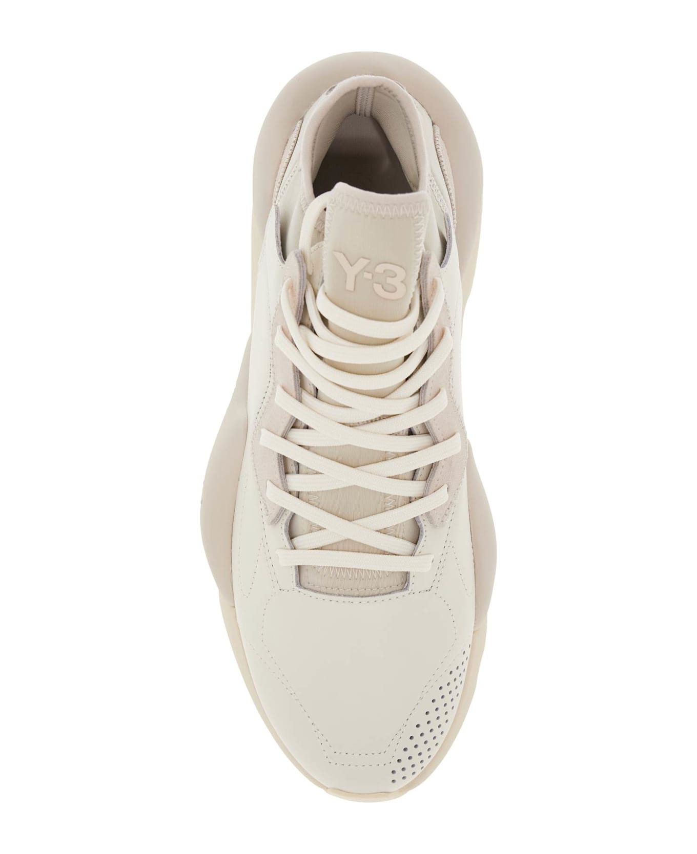 Y-3 Kaiwa Sneakers - OWHITE/CREWHT/ALUMIN (White)