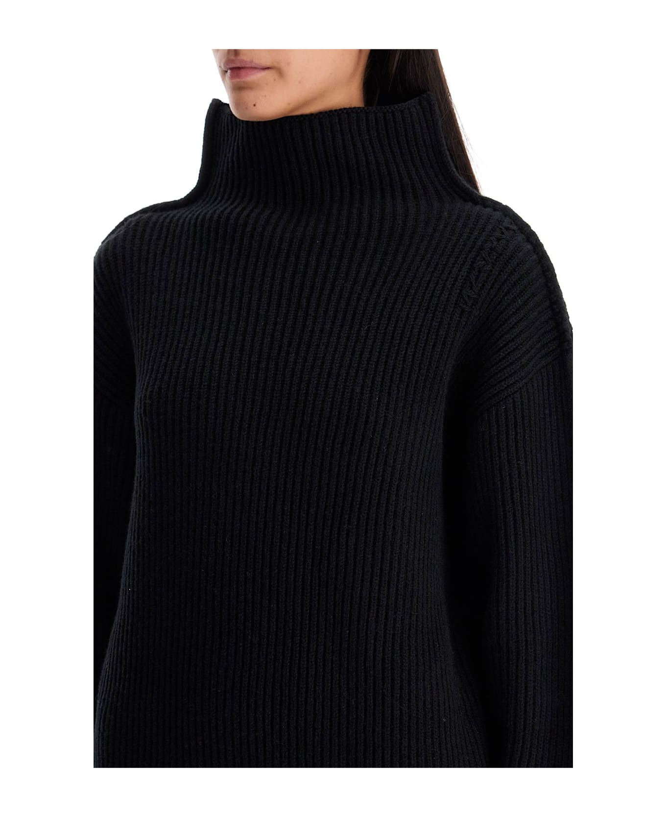 Marni 'oversized High-neck Pul - BLACK (Black)