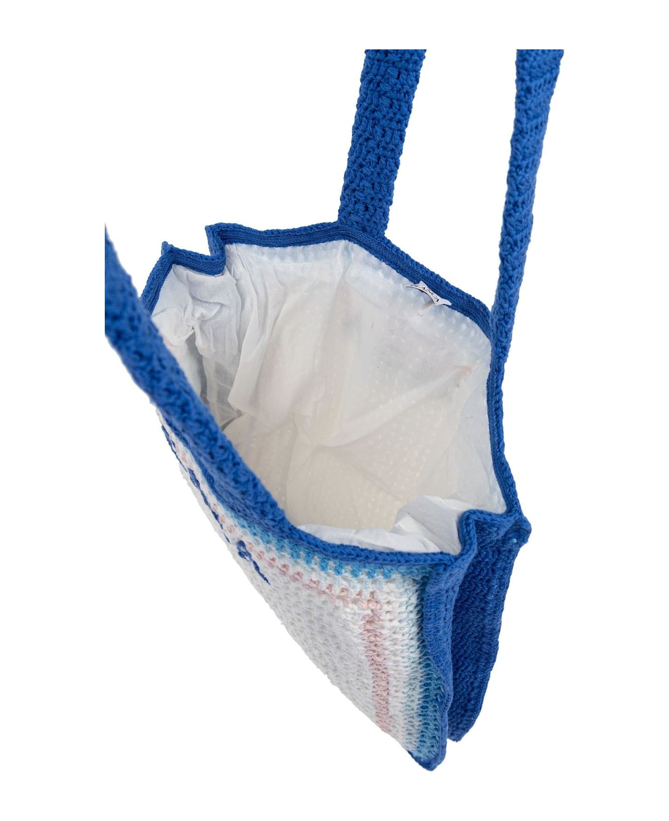 Casablanca Atlantis Knitted Tote Bag - Blue Gradient