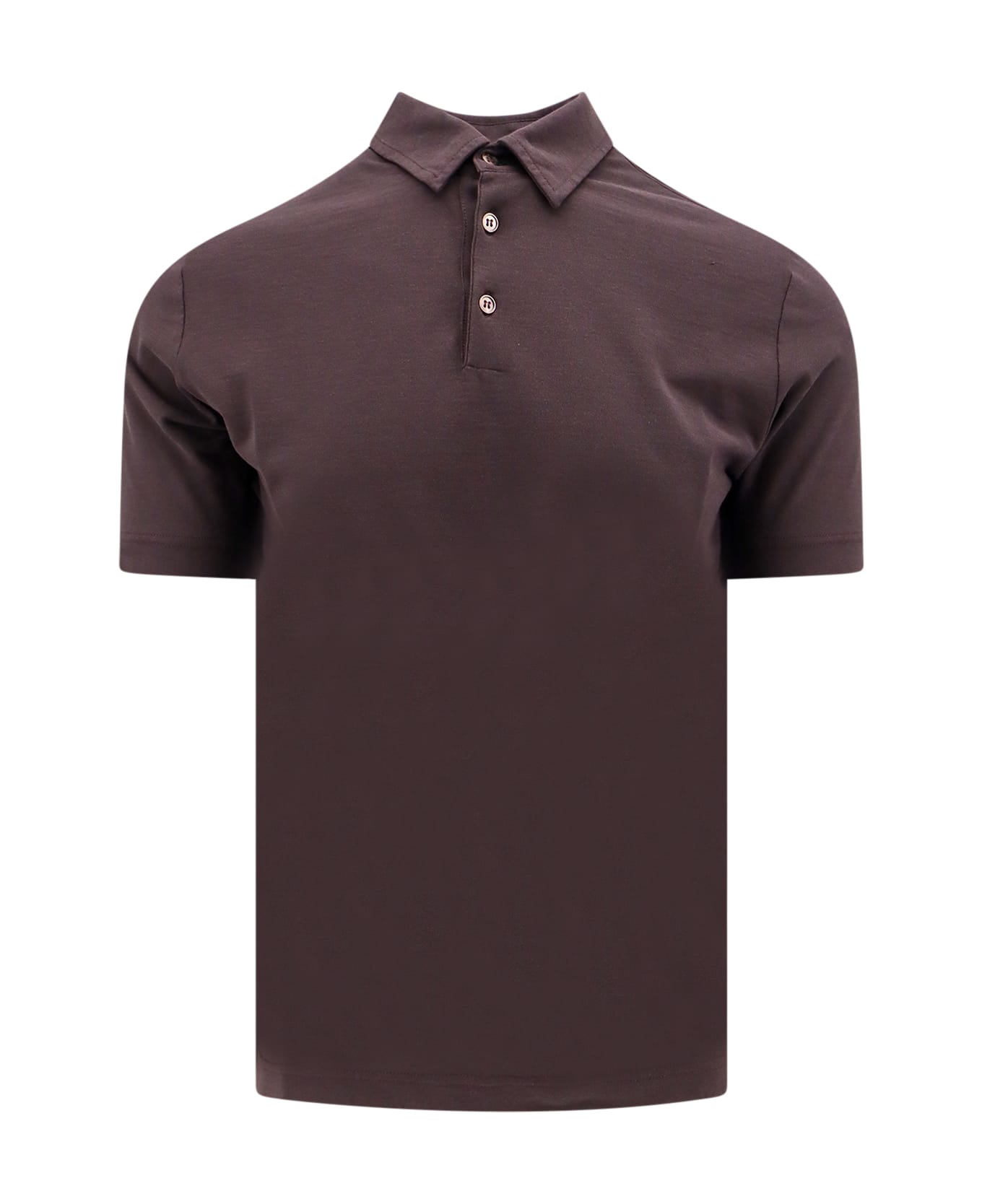 Zanone Polo Shirt - Brown ポロシャツ