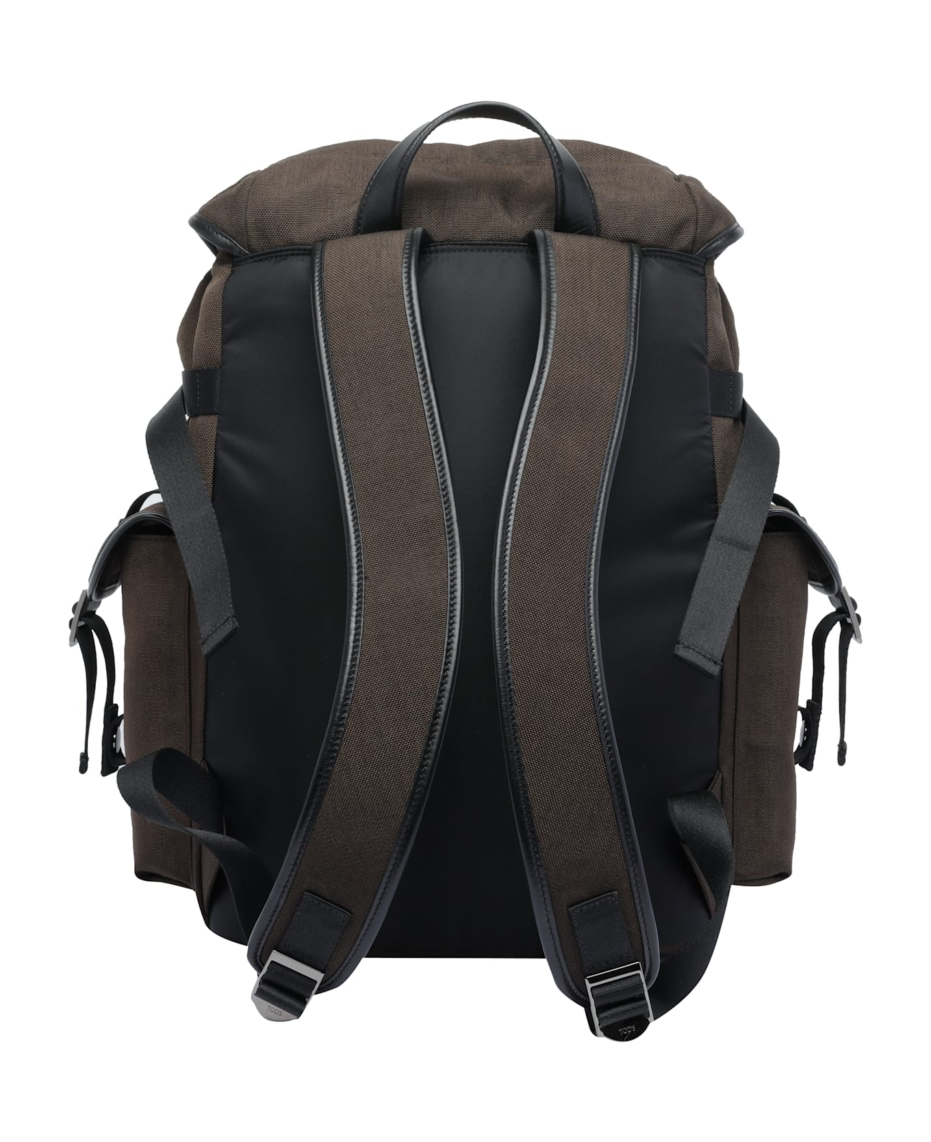 Tod
s Backpack In Medium Fabric And Leather - Brown