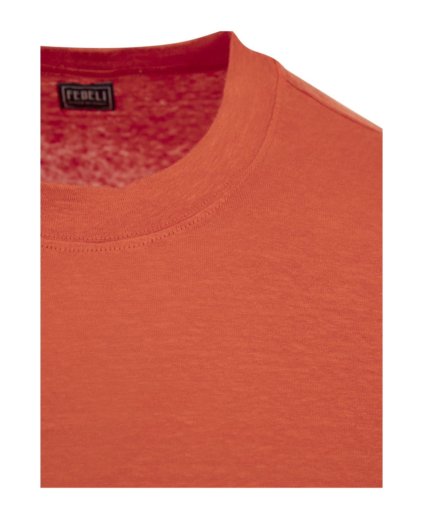 Fedeli Exreme - Linen Flex T-shirt - Red