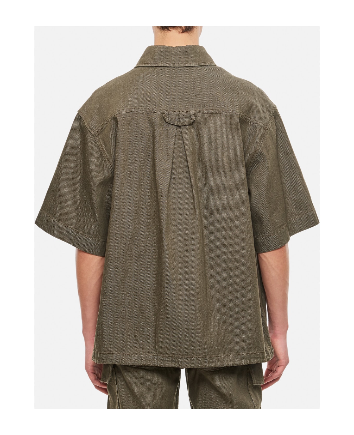 Alexander McQueen Denim Cotton Shirt - Green シャツ