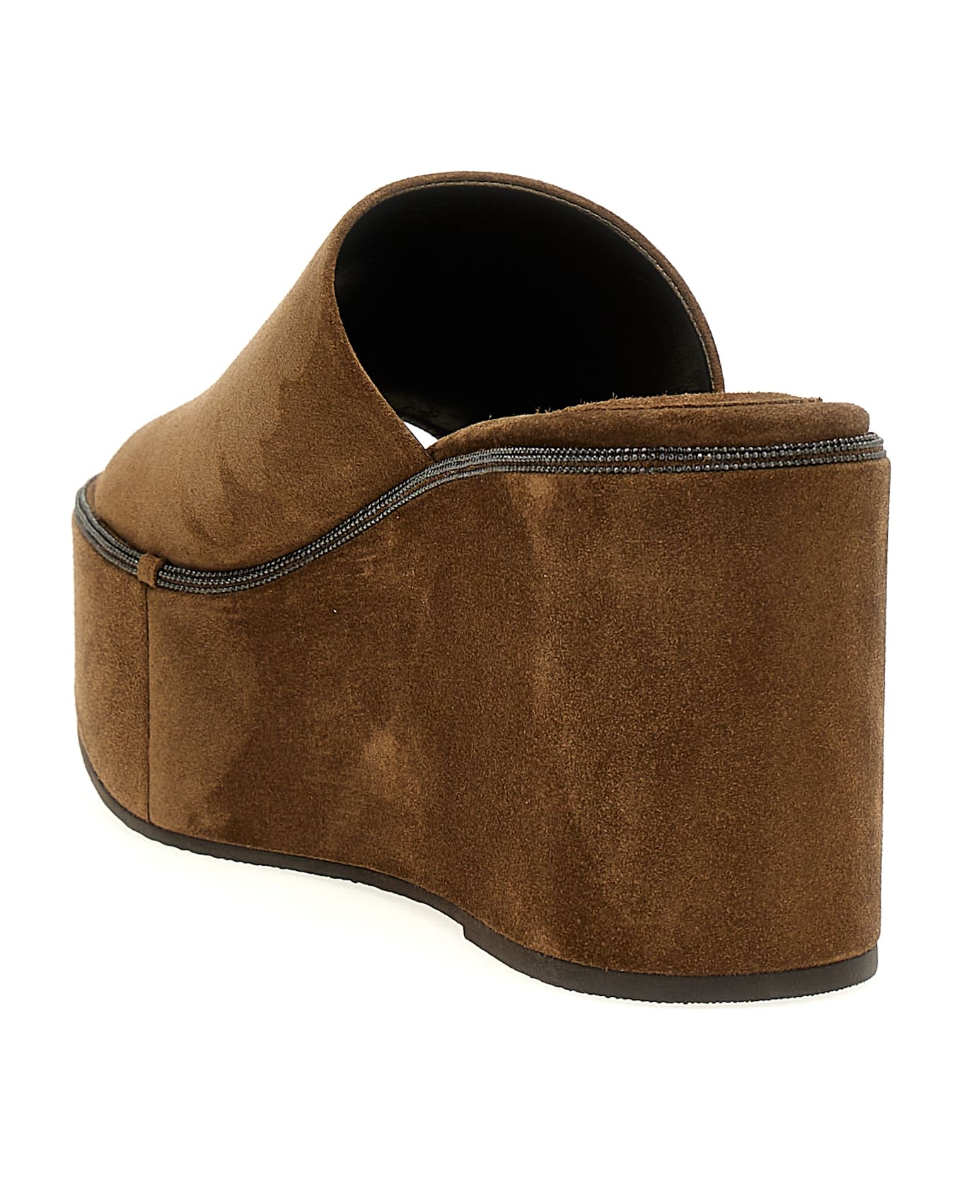 Brunello Cucinelli 
monile
 Sandals - Beige