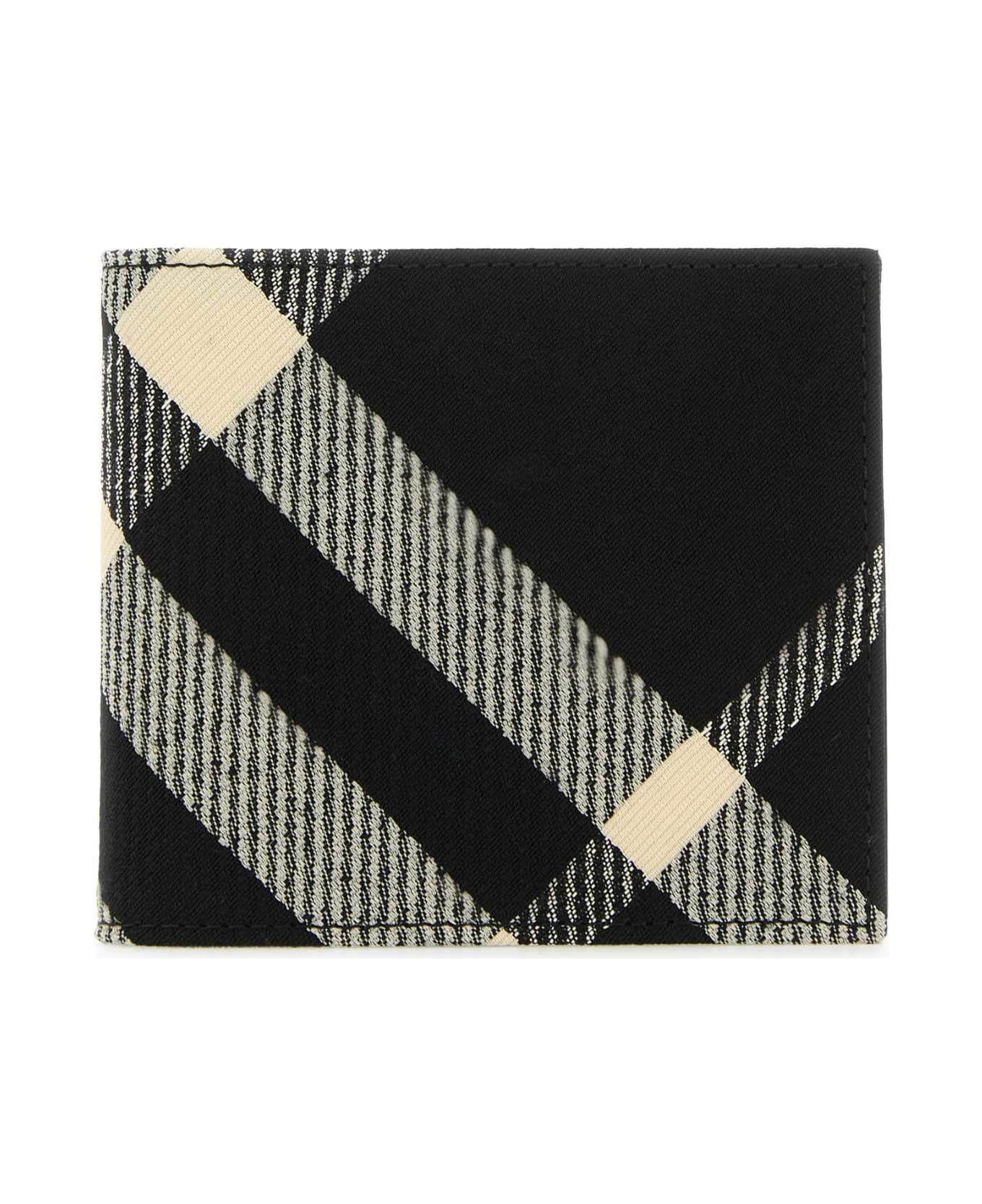 Burberry Embroidered Canvas Wallet - BLACKCALICO