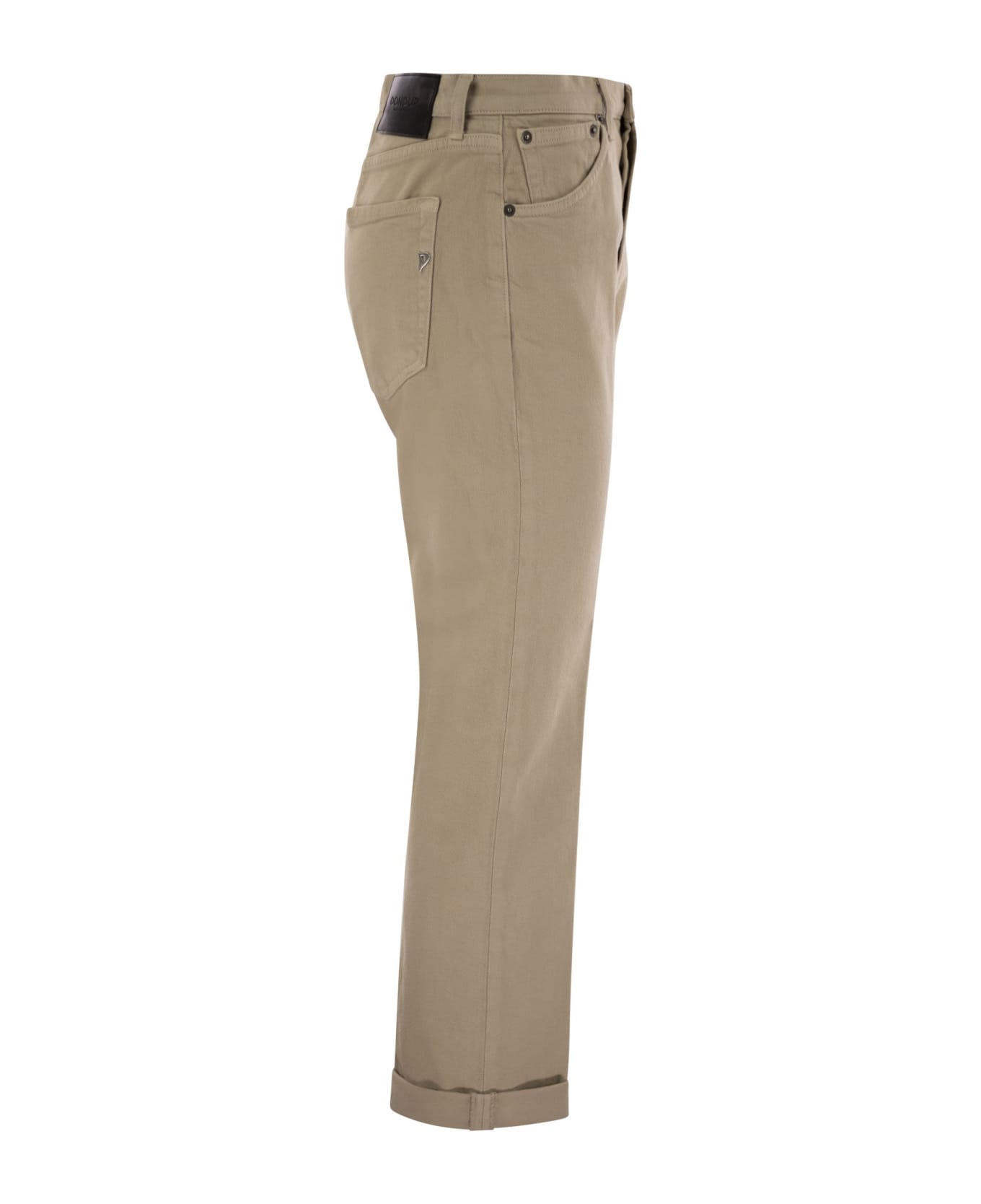 Dondup Icon - Five Pocket Denim Trousers - Beige