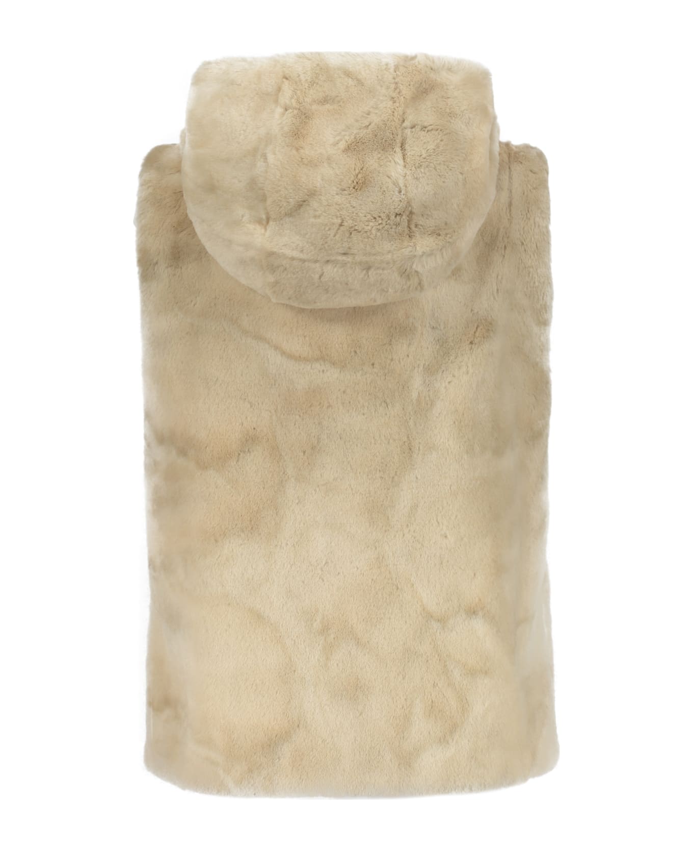Lorena Antoniazzi Faux Fur Waistcoat - Beige