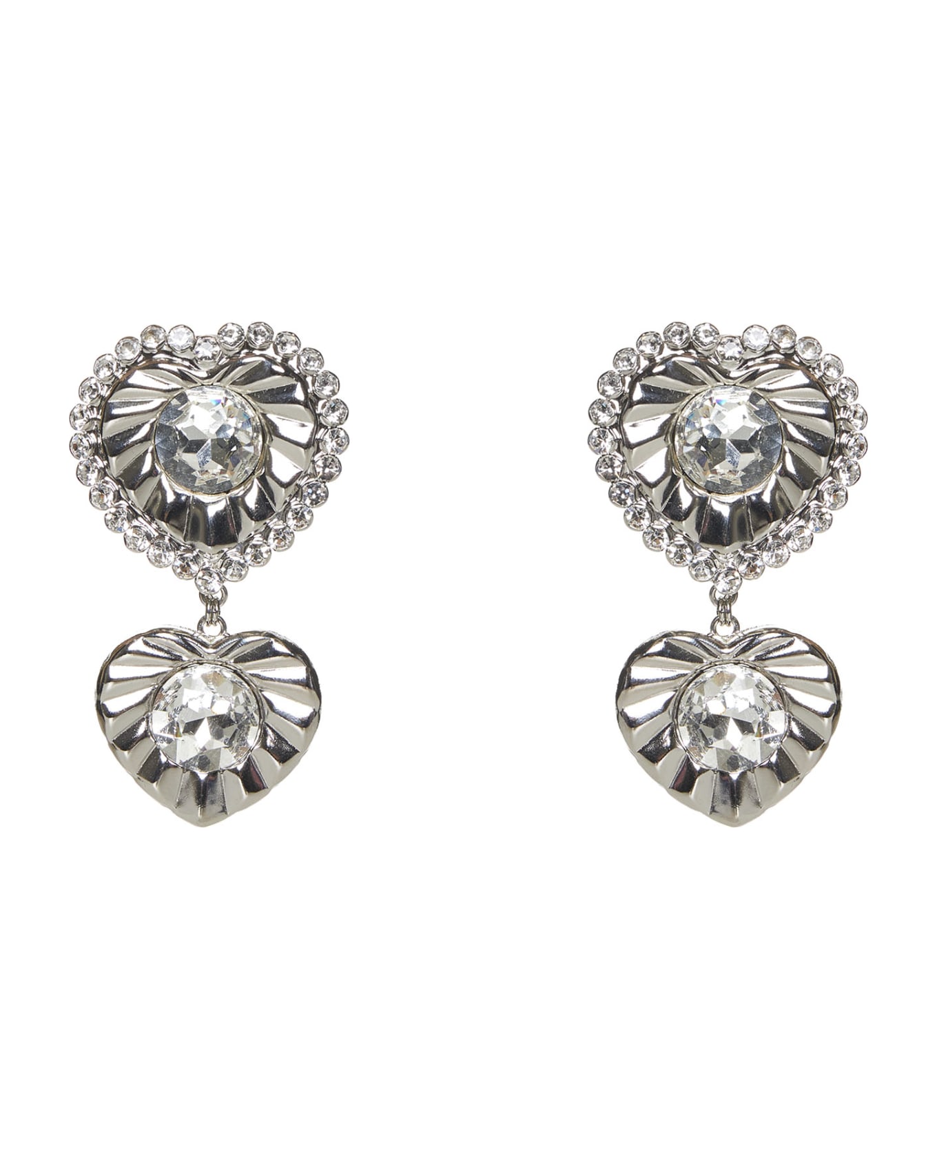 Alessandra Rich Earrings - Cry-silver イヤリング
