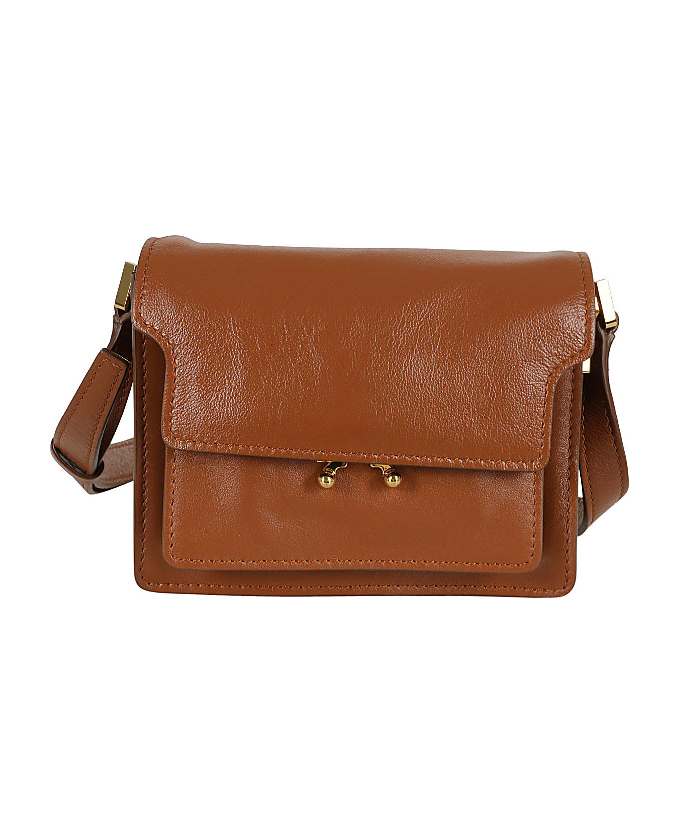 Marni 'trunk' Shoulder Bag - M Brown