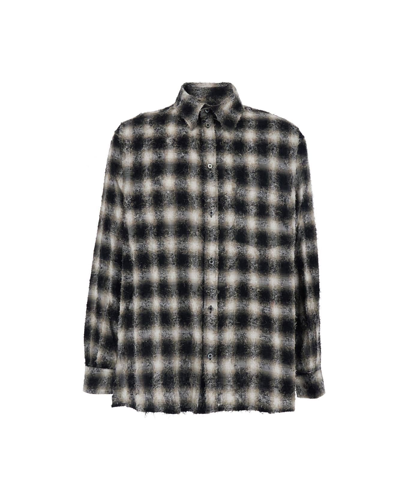 JORDANLUCA Check Shotgun - White