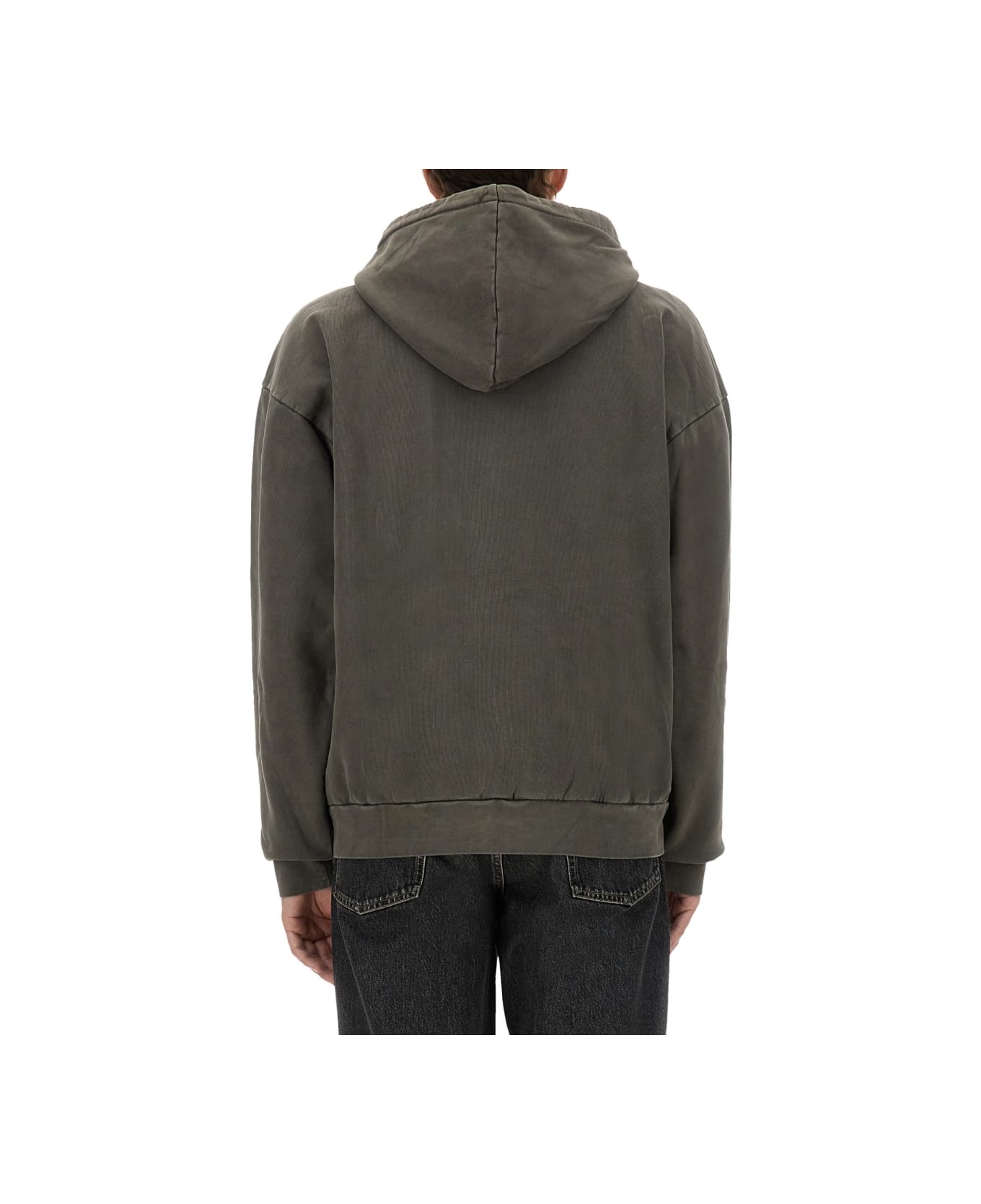Obey Sweatshirt With Logo - BLACK