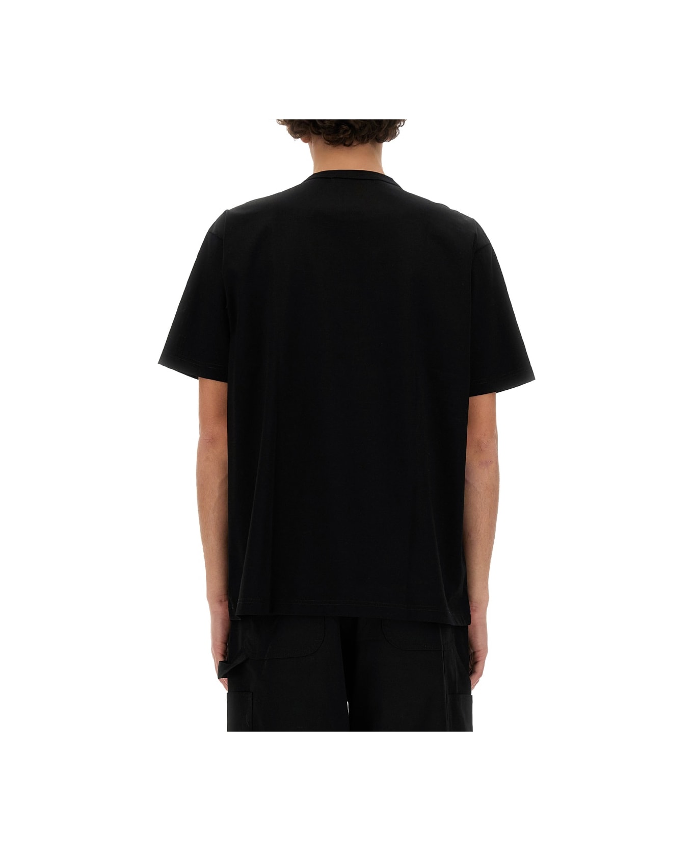 Junya Watanabe T-shirt With Print - BLACK