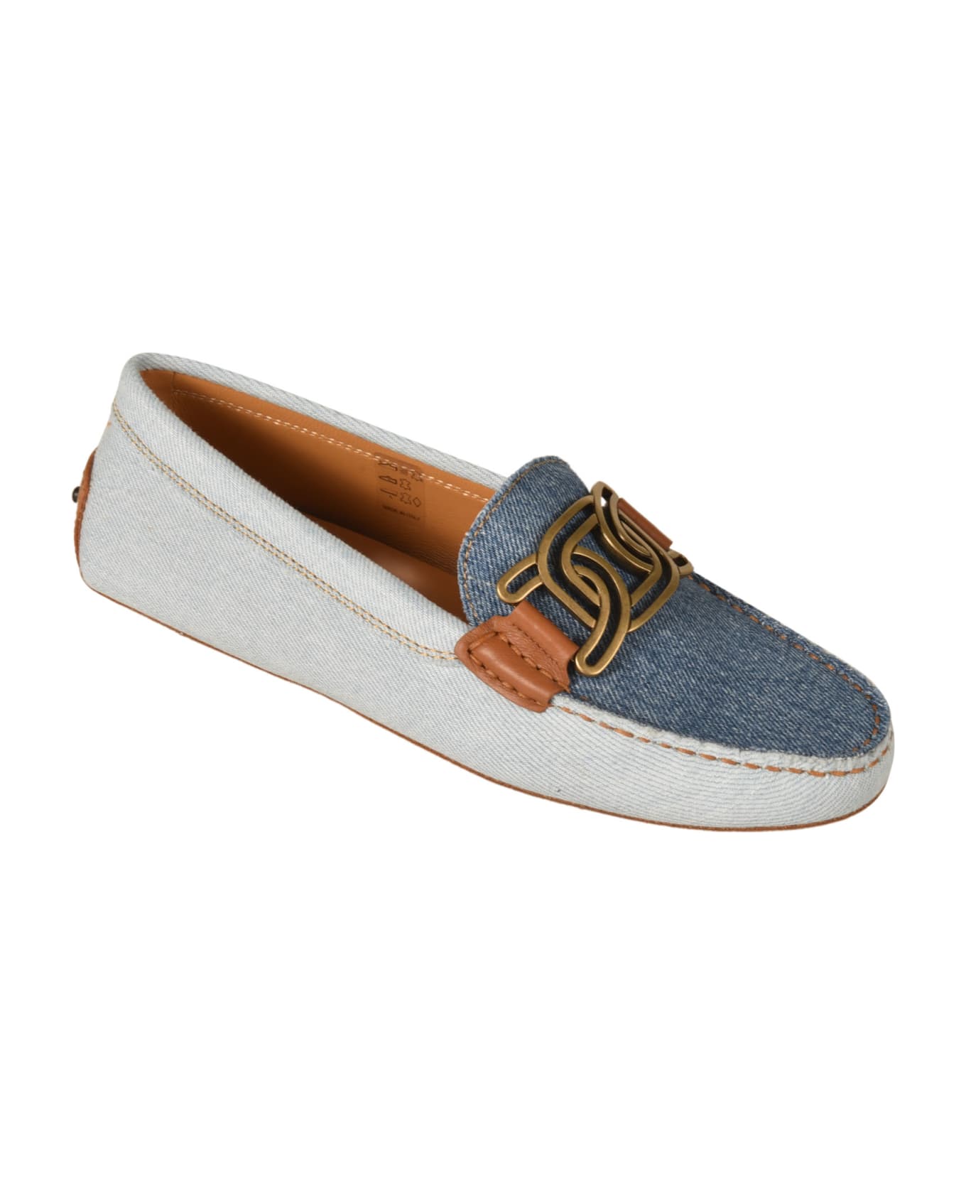 Tod's Catena Firate Jeans Loafers - Blue