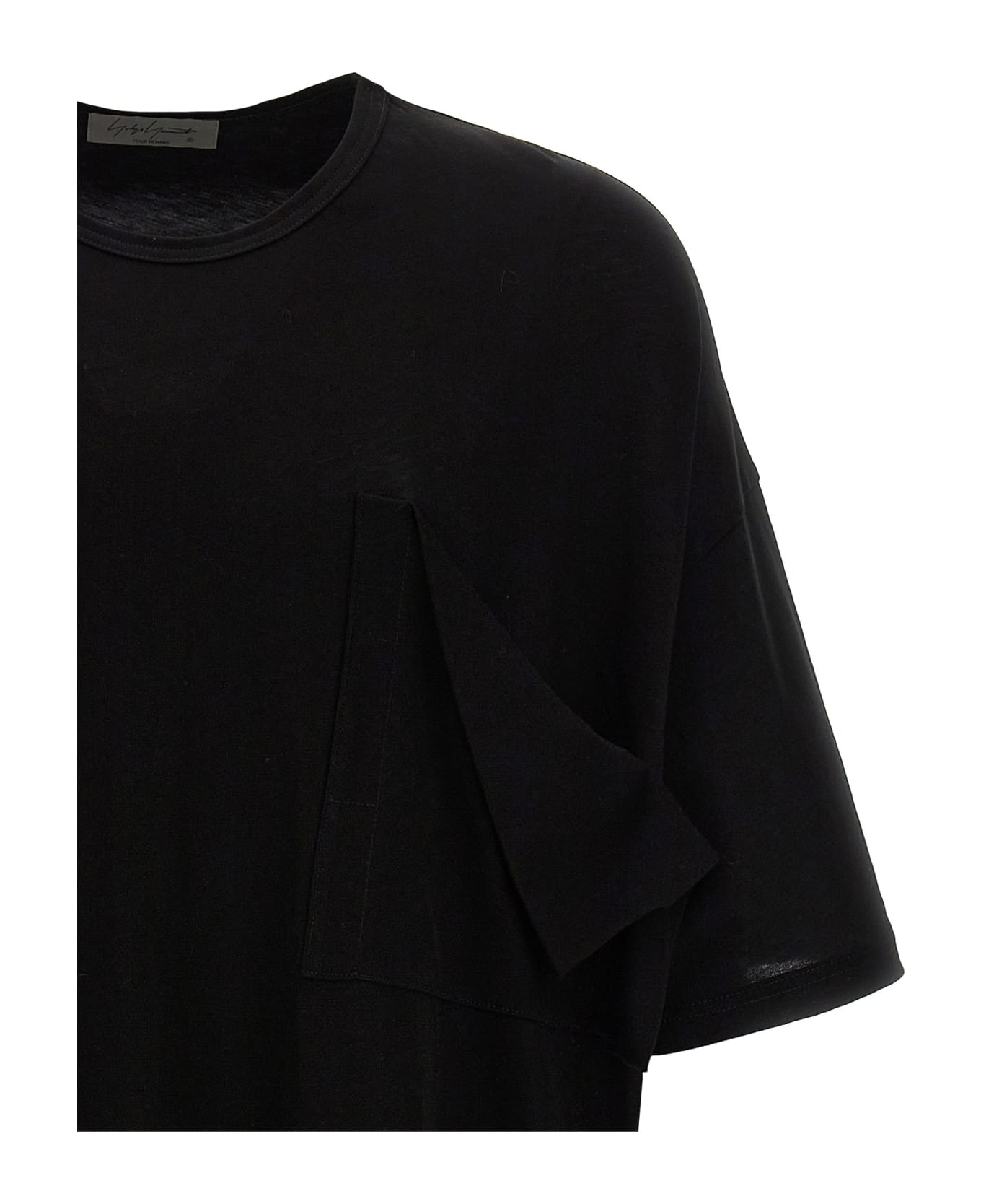 Yohji Yamamoto Raw Pocket T-shirt - Black  