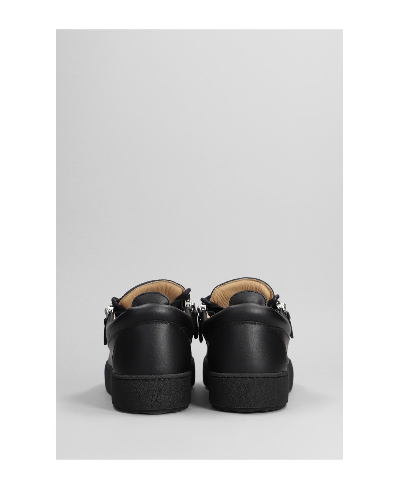 Giuseppe Zanotti Frankie Sneakers In Black Leather - black