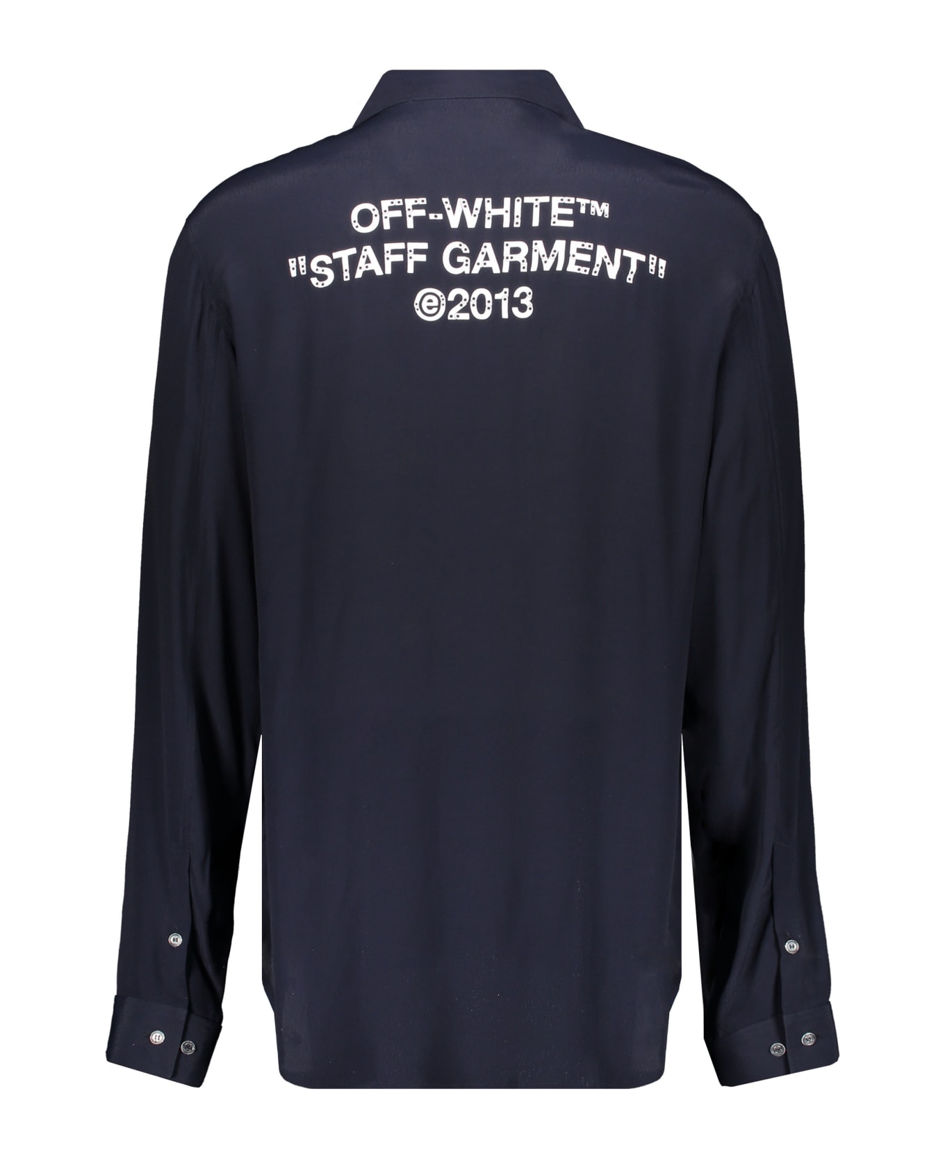 Off-White Long Sleeve Shirt - blue
