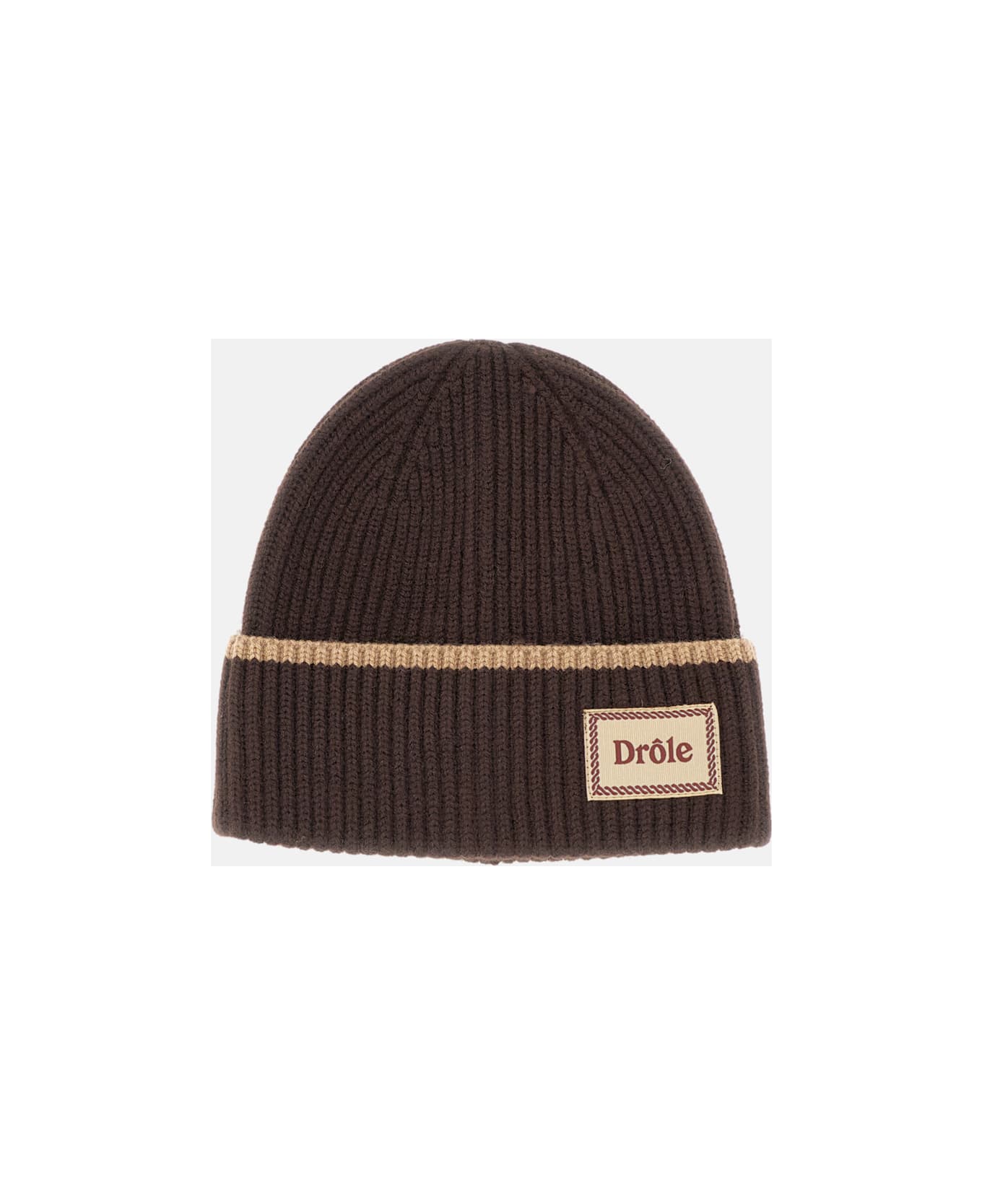 Drôle de Monsieur Wool Beanie - Brown