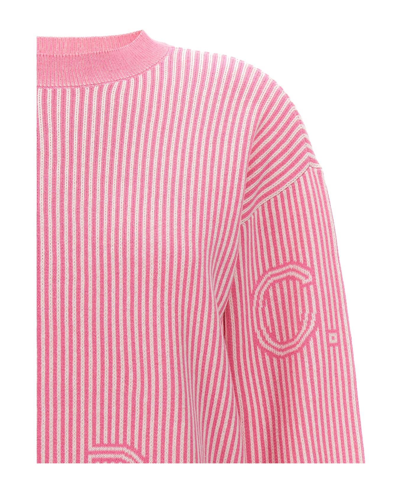 A.P.C. Two-tone Cotton Sweater - Pink