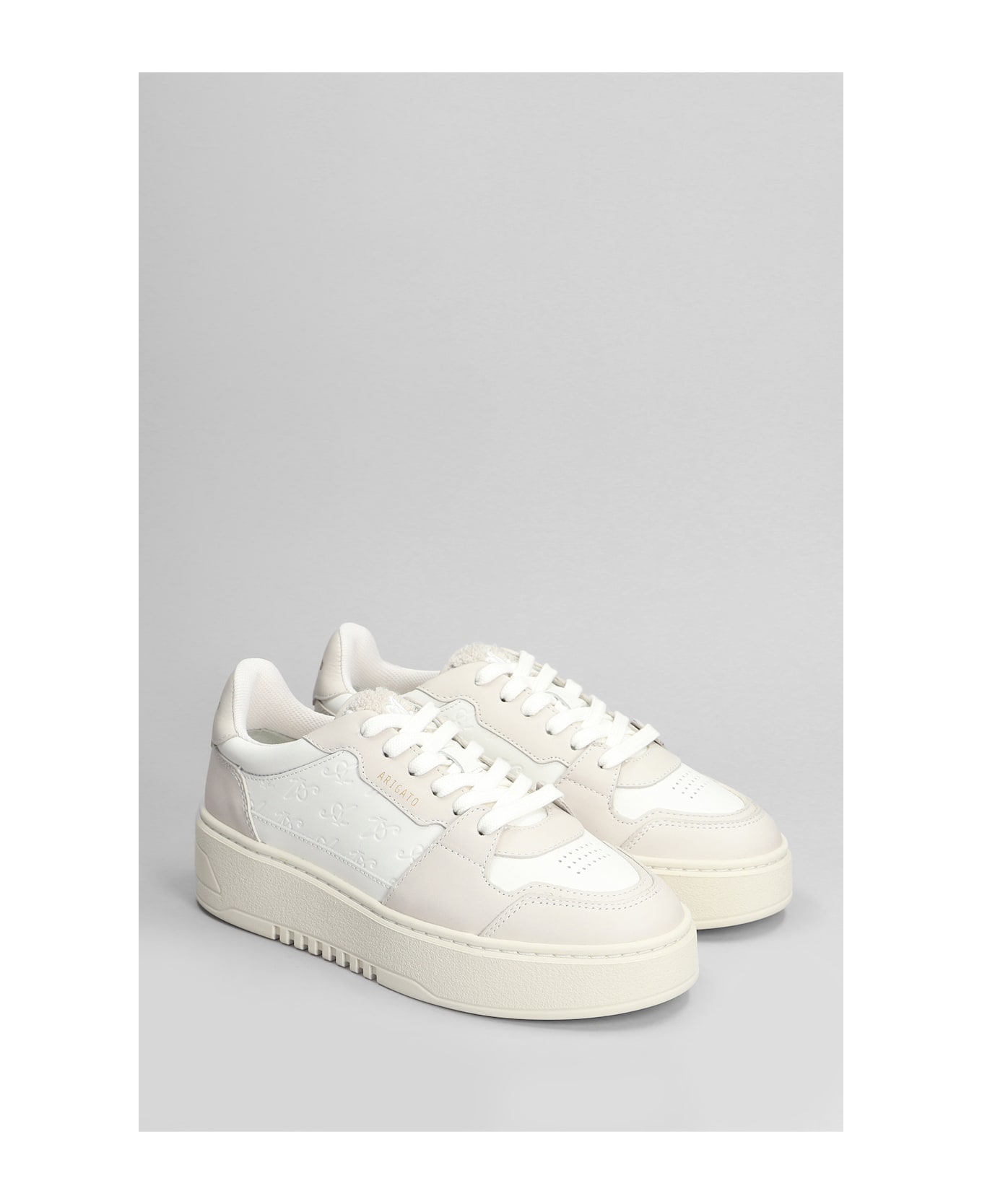 Axel Arigato Orbit Neo Sneakers In Grey Leather - grey