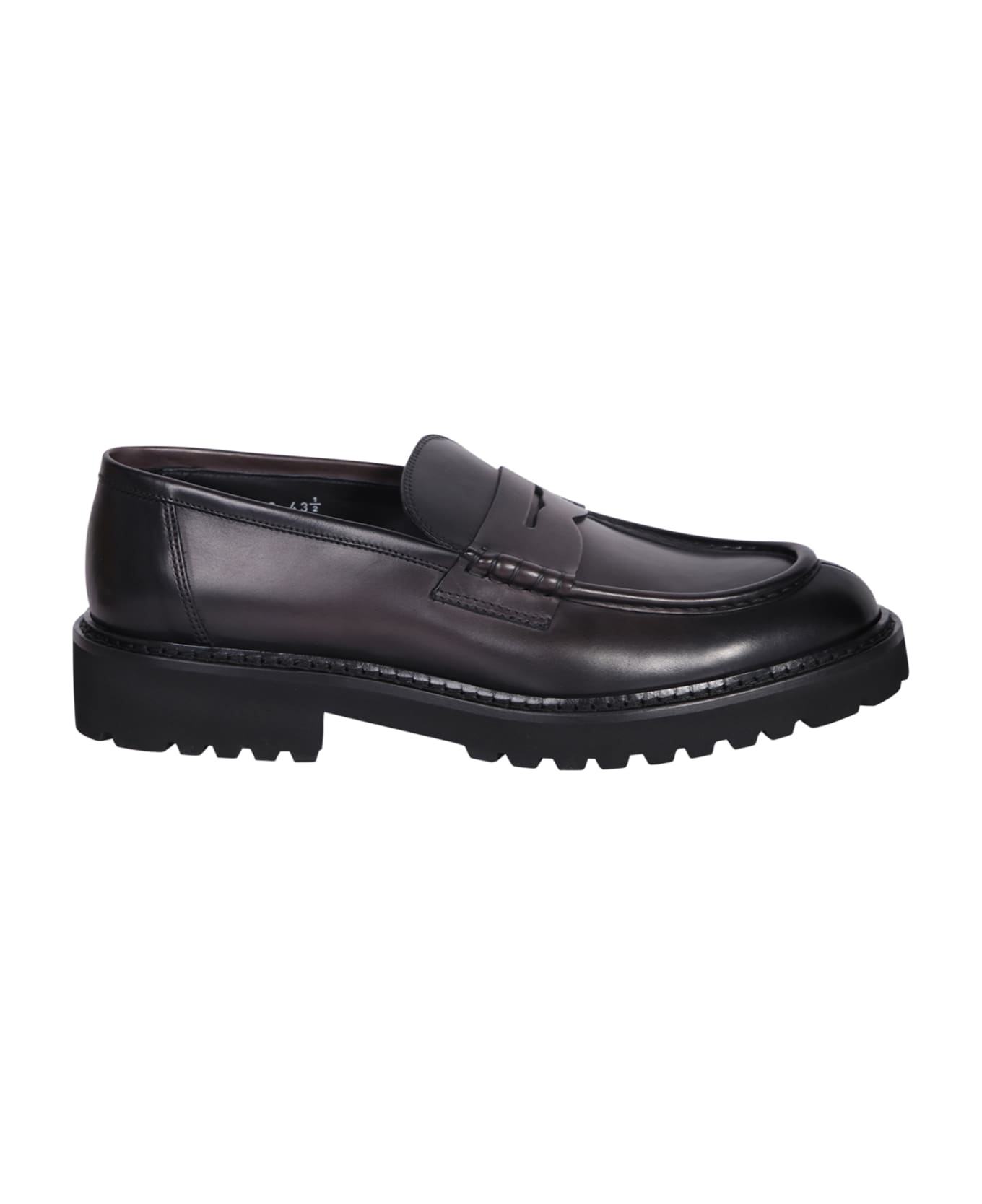 Doucal's Edged Grey Loafer - Grey