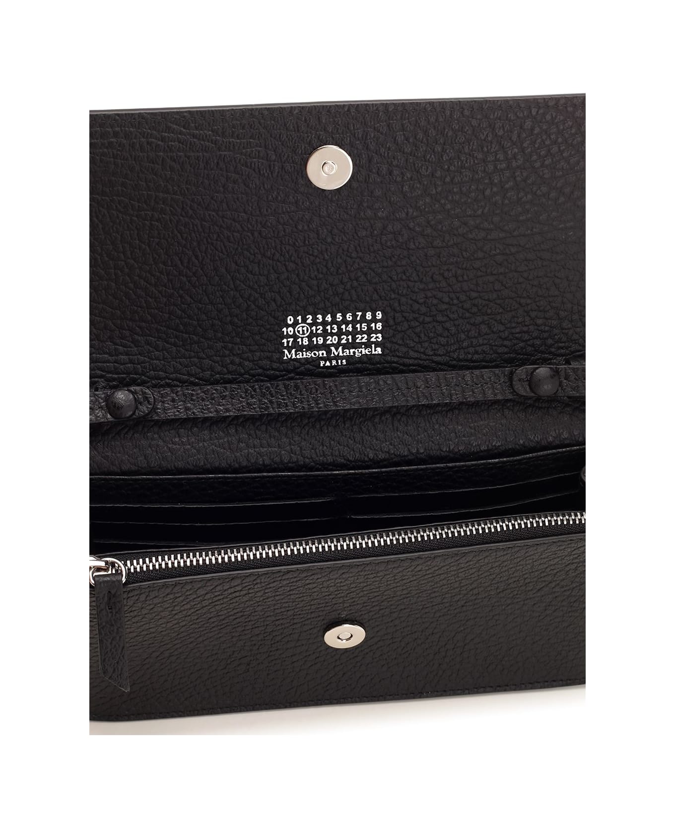 Maison Margiela Wallet On Chain - Black