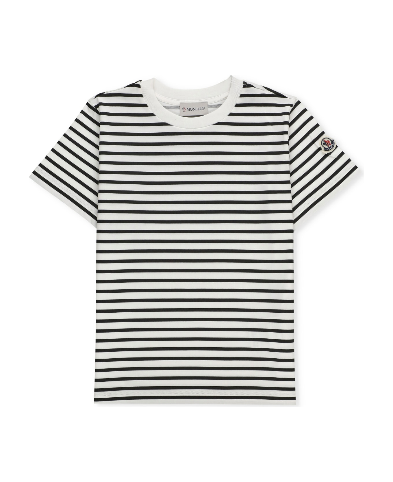 Moncler Cotton T-shirt - White Tシャツ＆ポロシャツ