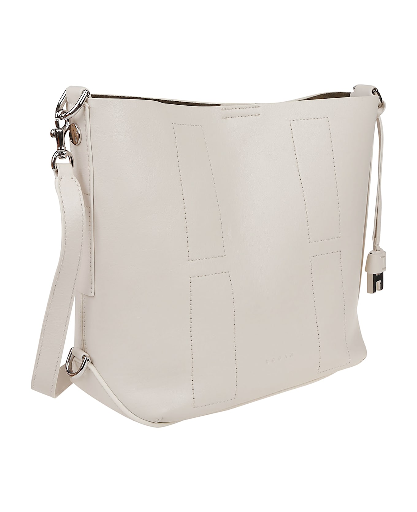 Hogan Small H01r Hobo Bag - Bianco Marmo