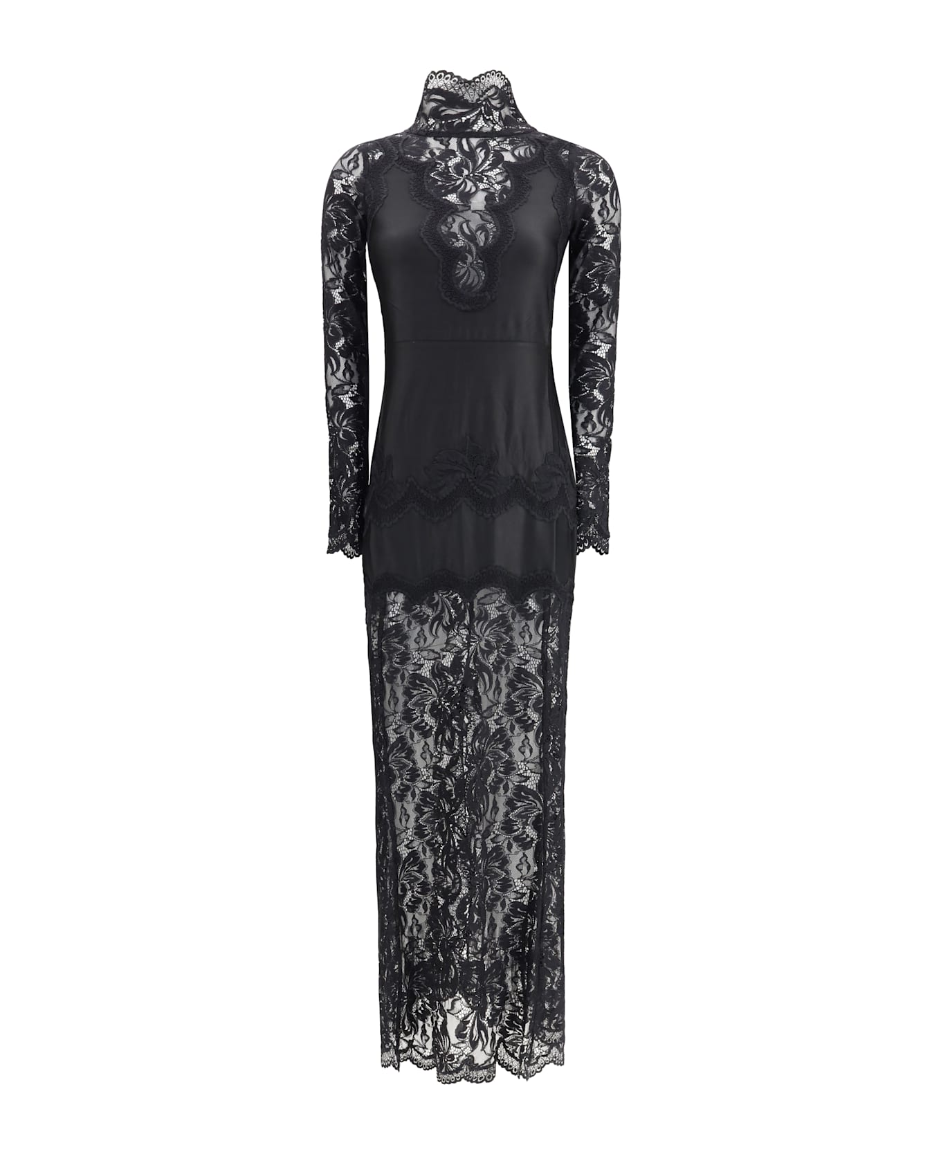 Paco Rabanne Laced Long Dress