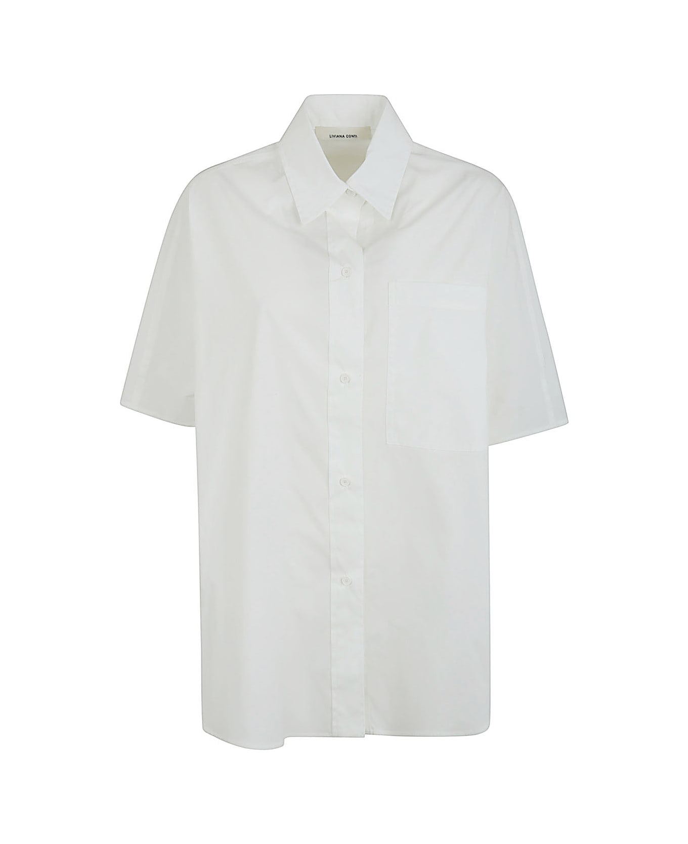 Liviana Conti Cape Shirt - White シャツ