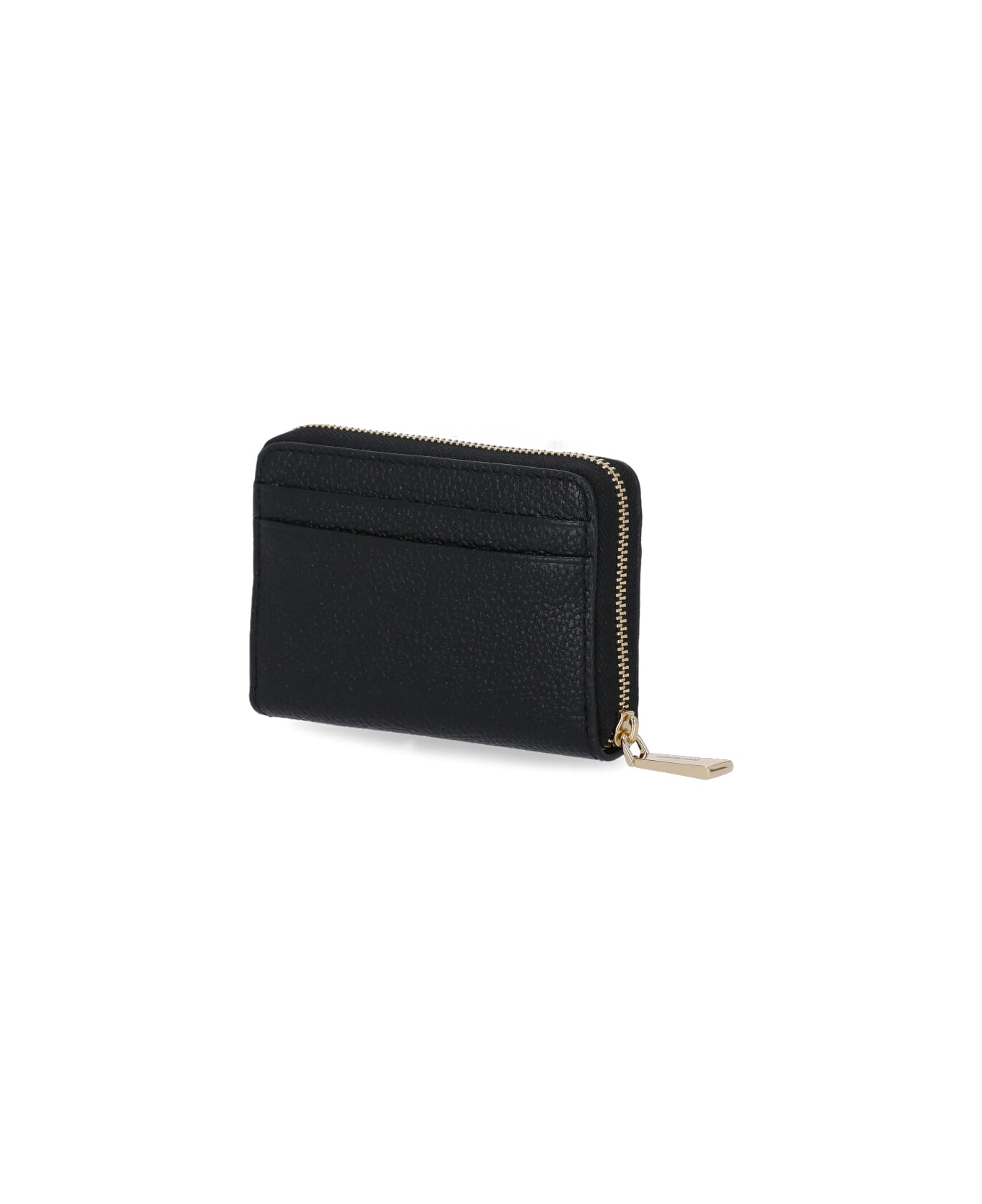 Michael Kors Grainy Leather Wallet - BLACK 財布
