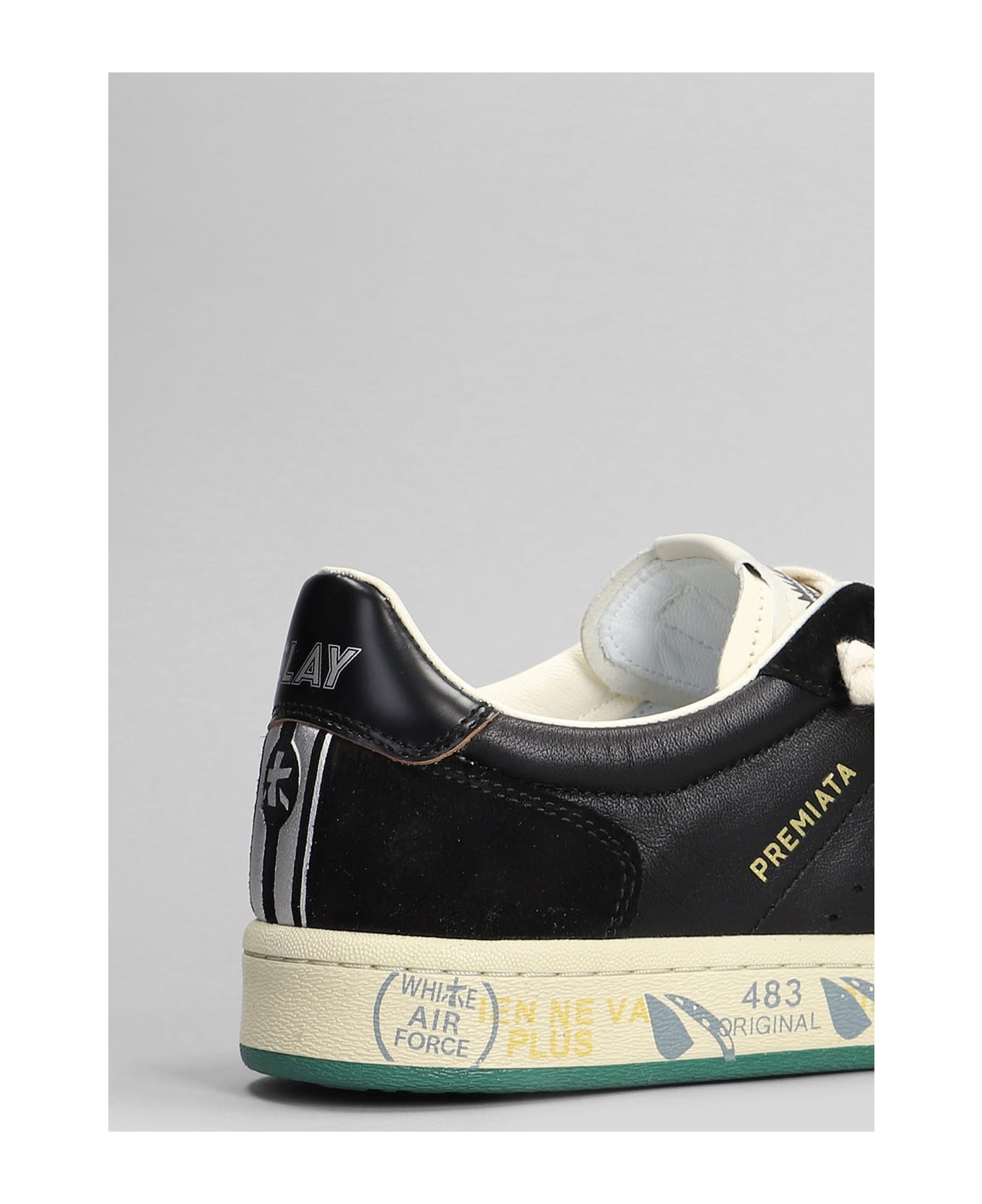 Premiata Bskt Clay Sneakers - black