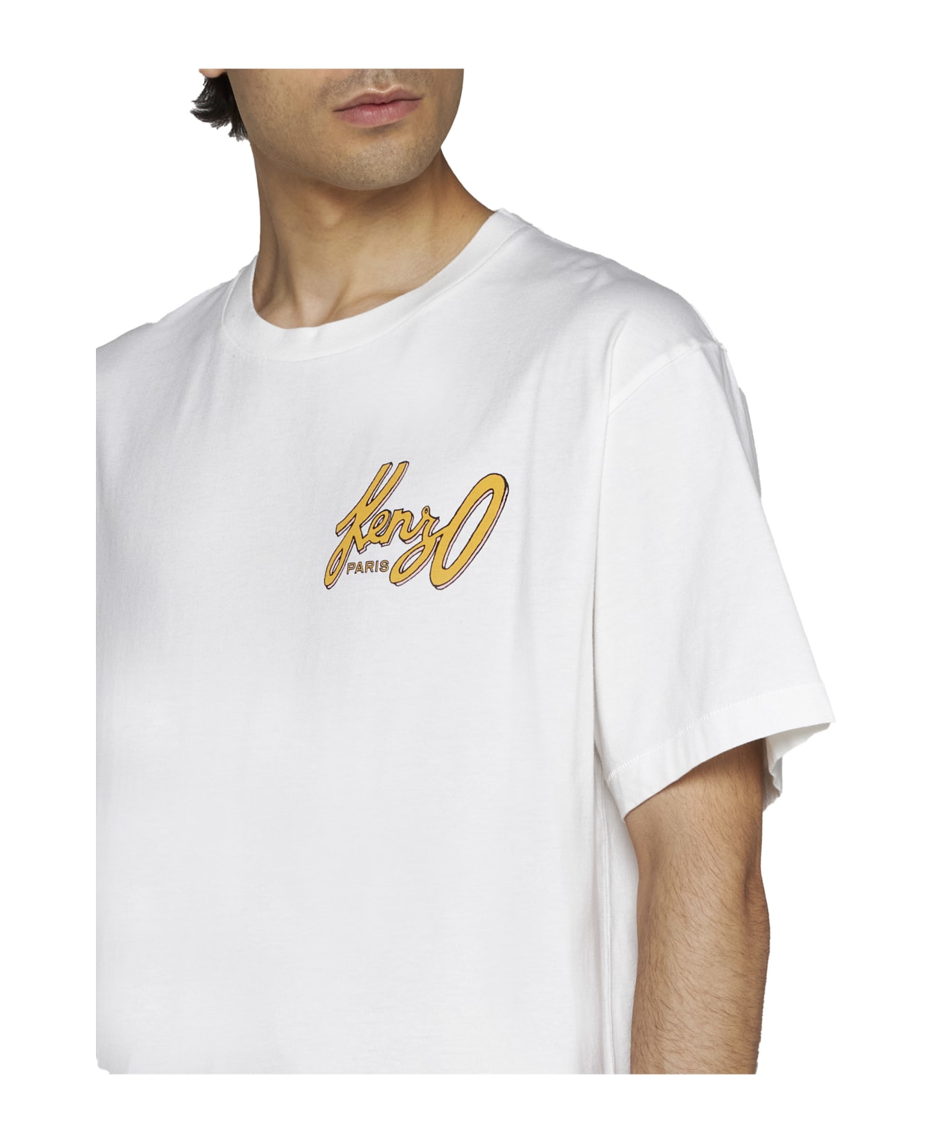 Kenzo Archive Logo T-shirt - Off White シャツ