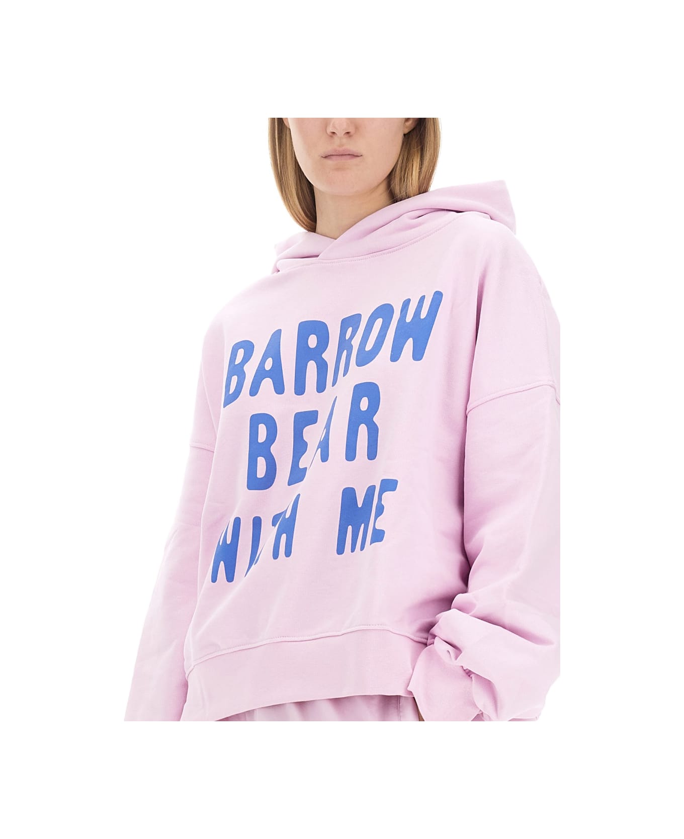 Barrow Sweatshirt With Logo - PINK