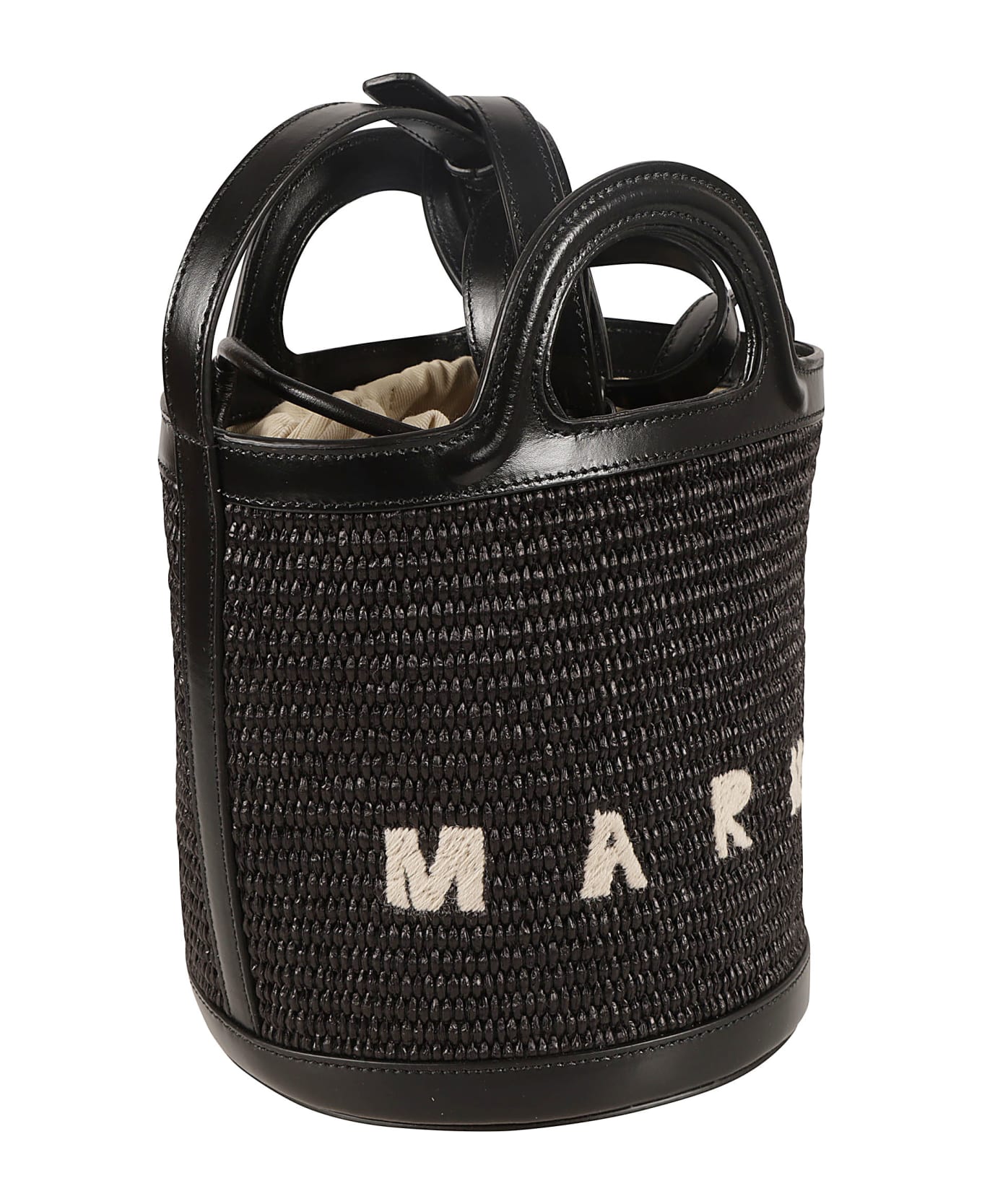 Marni Tropicalia Mini Bucket Bag - Black