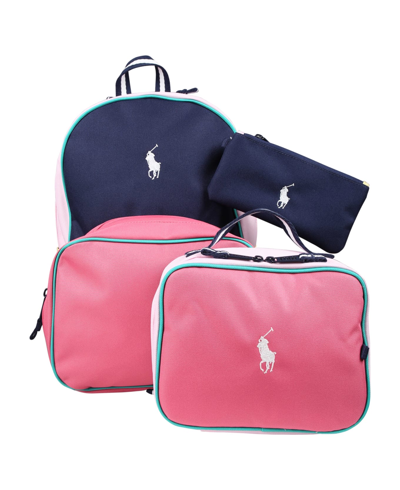 Ralph Lauren Multicolor Backpack For Girl - Multicolor