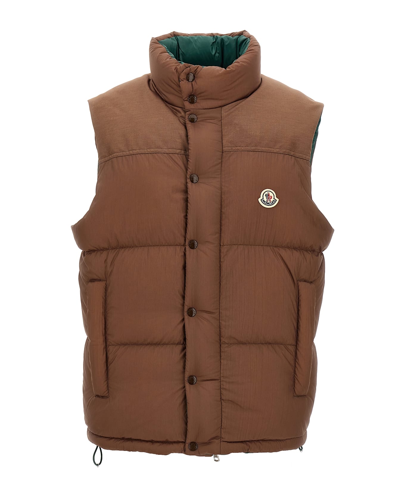 Moncler 'moncler Verone 1' Reversible Down Jacket - Brown