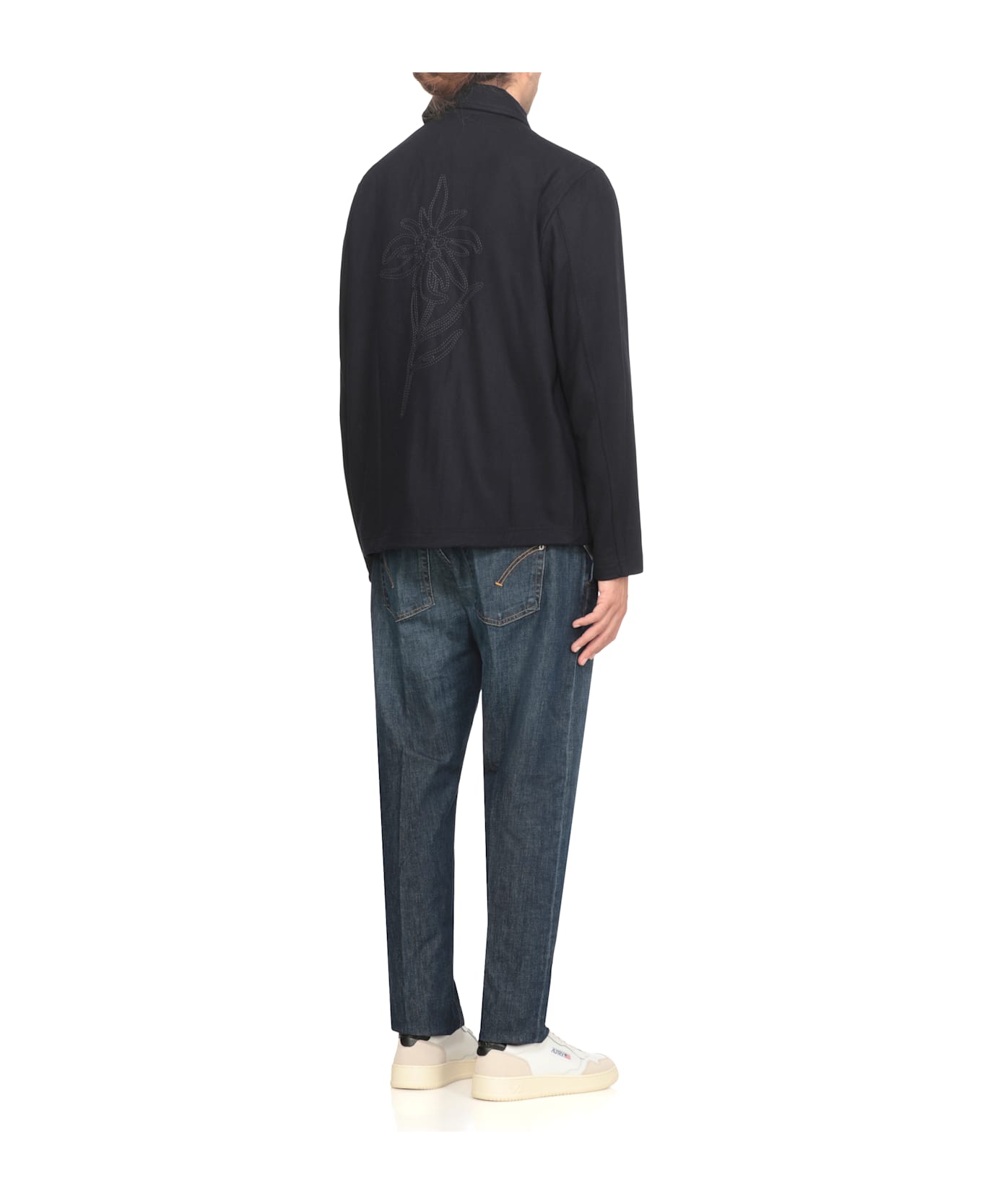 Autry Wool Blend Jacket - Blue