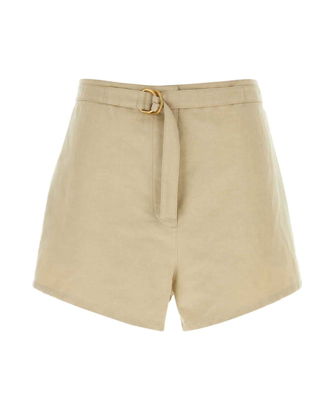 Prada Beige Cotton Blend Shorts - CORDA