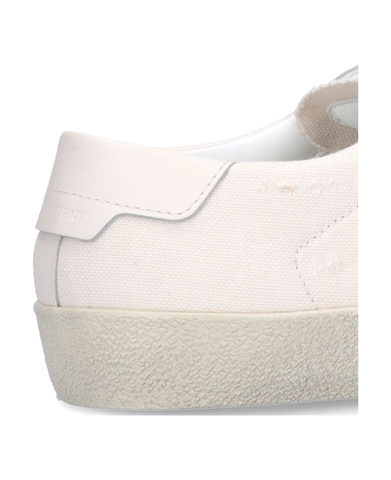 Saint Laurent 'court Sl/06' Sneakers - Cream