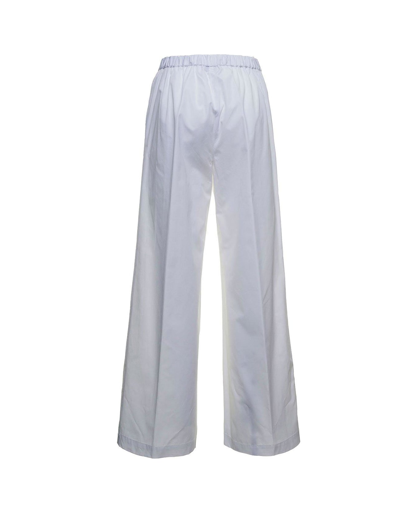 Aspesi Pocketed Straight-leg Trousers - Bianco